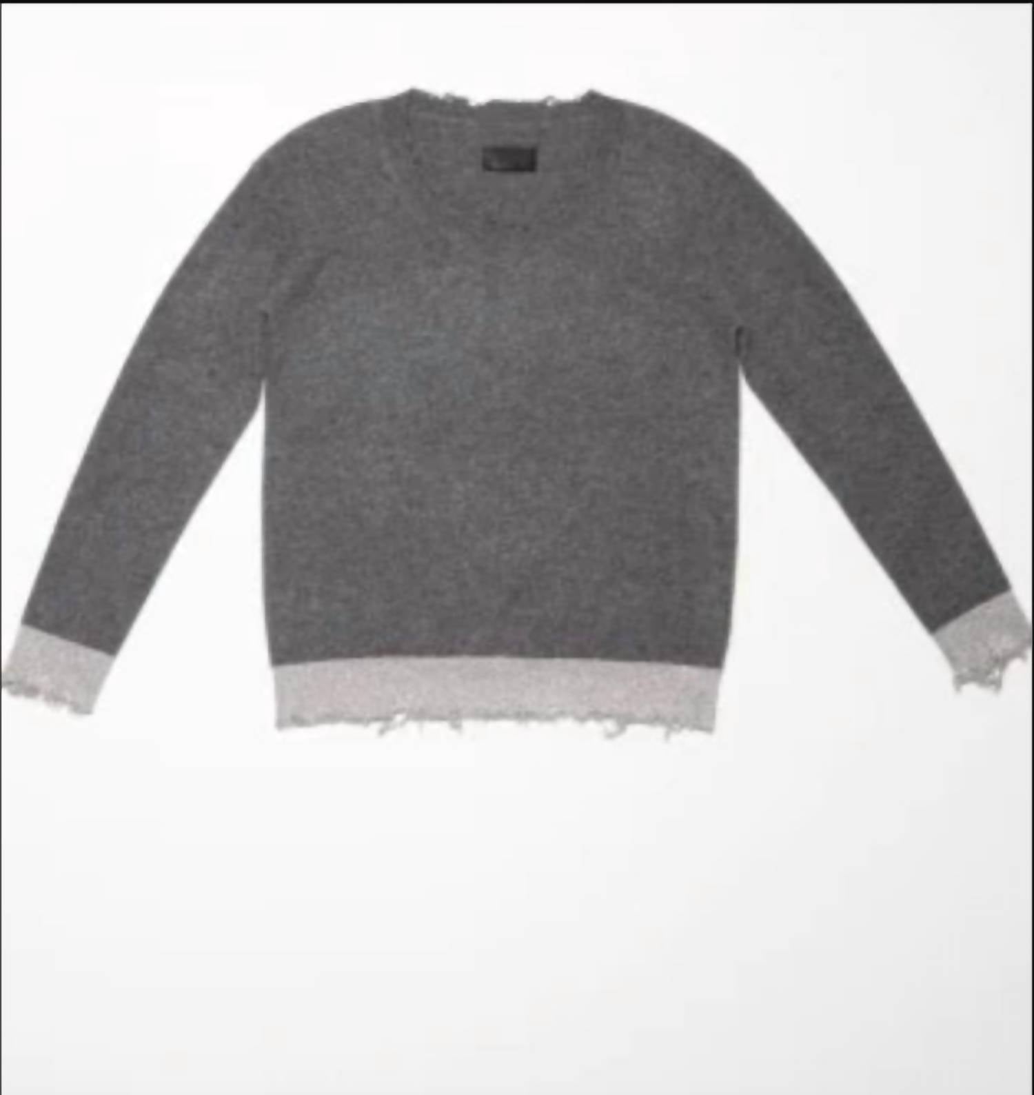Shop Rta Charlotte Crewneck Sweater In Grey