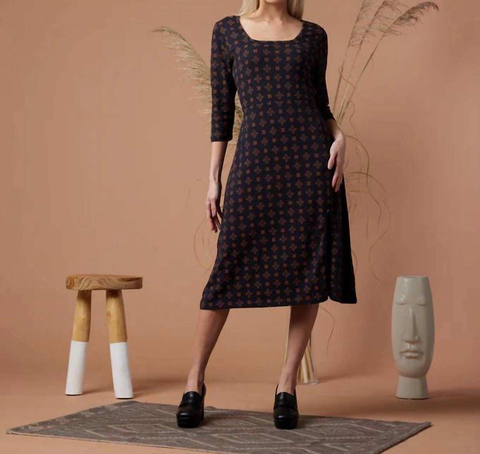 Shop Known Supply Ellery Dress In Washed Black Boho