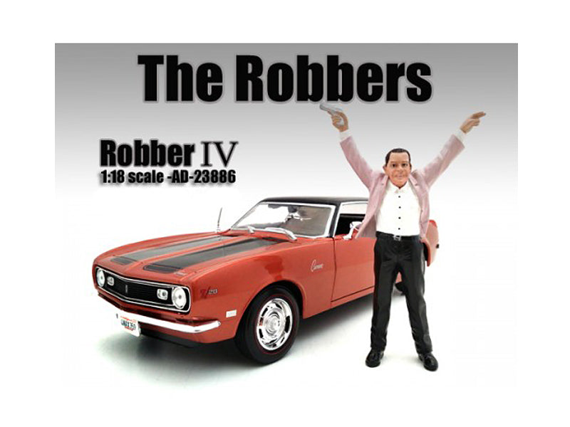 American Diorama The Robbers Robber Iv Figure For 1:24 Scale Models By