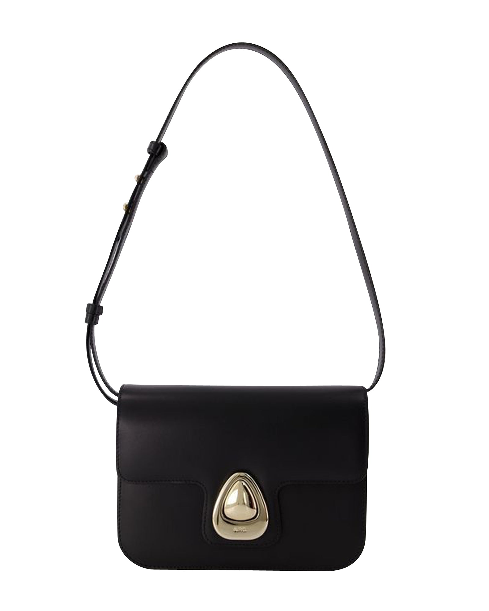 image of Astra Small Crossbody - A.P.C - Leather - Black