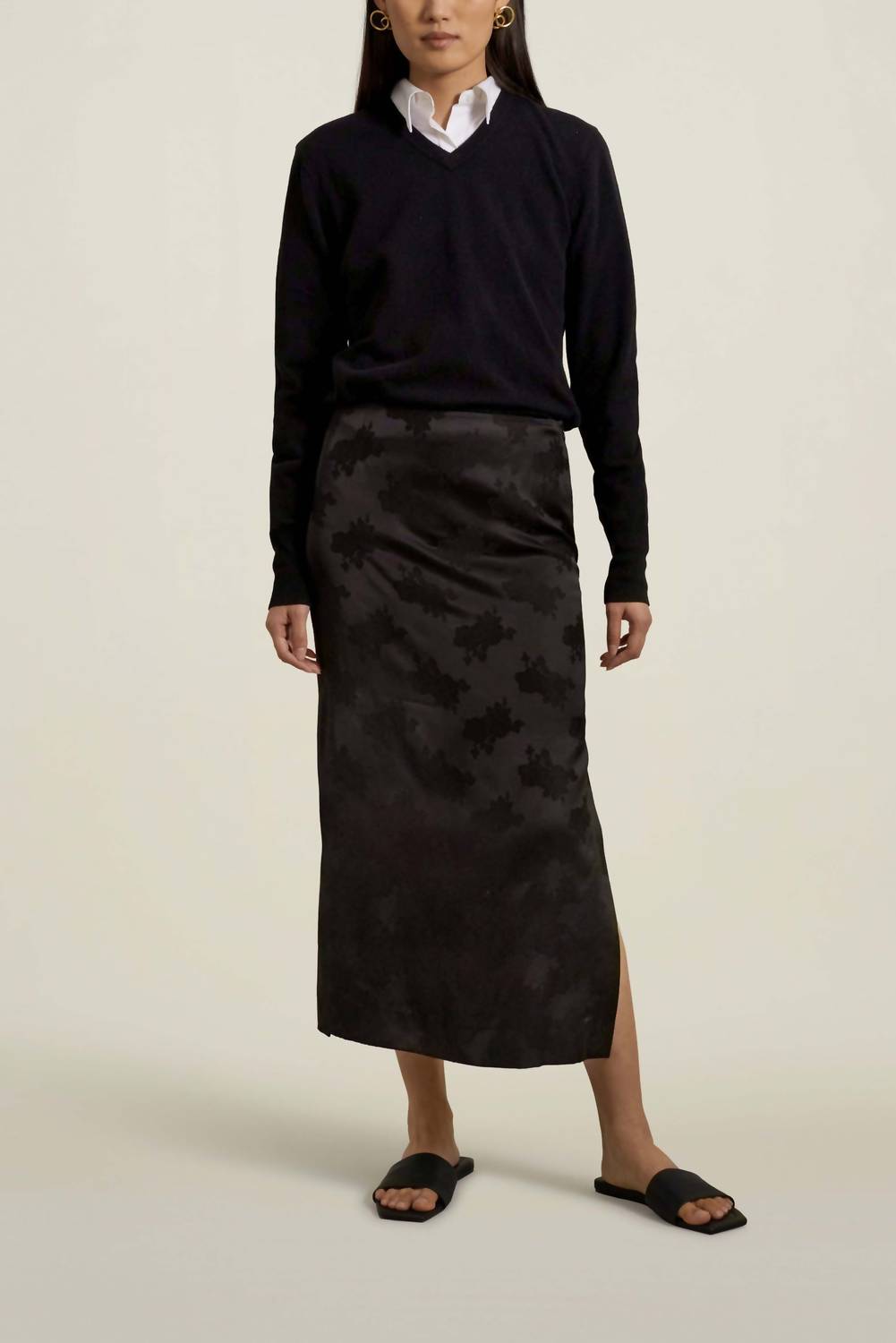 Shop Kallmeyer Forsyth Pencil Skirt In Black