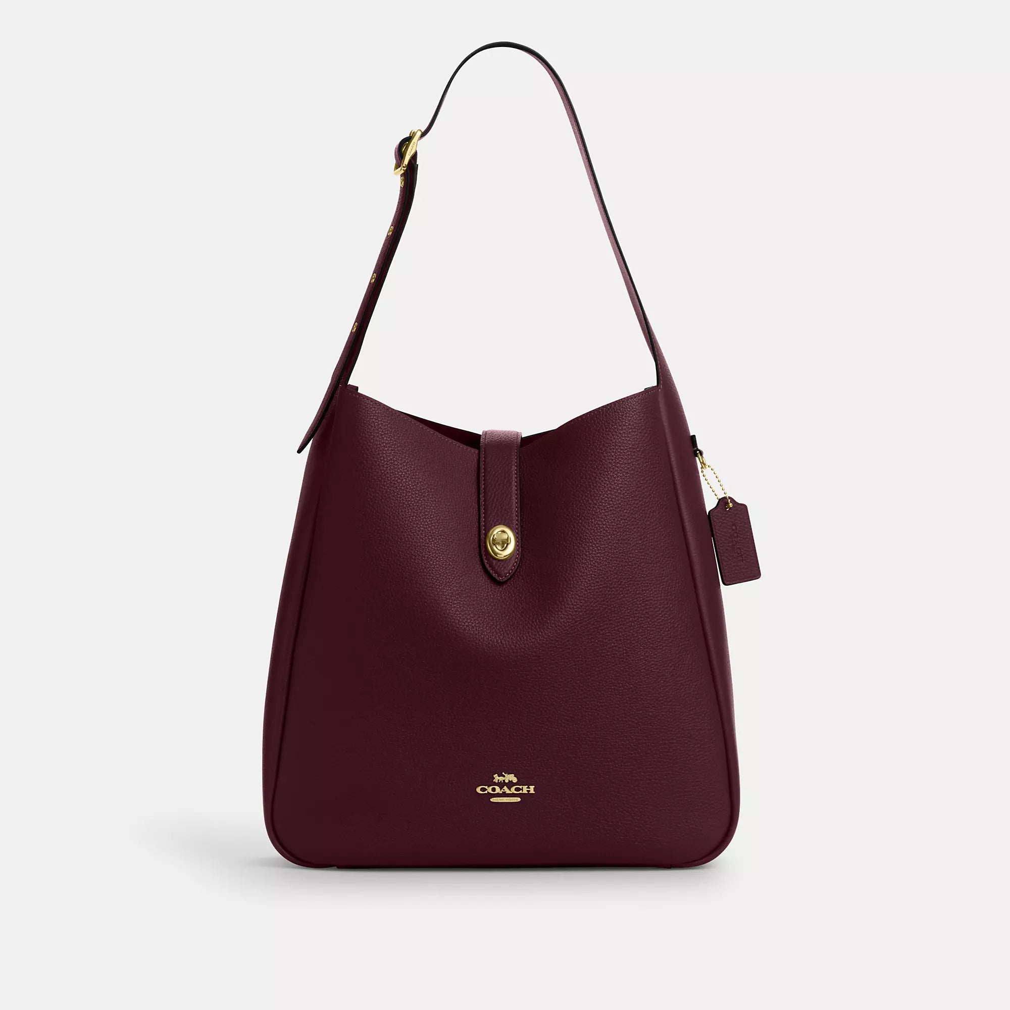 Coach Outlet Hadley Large Shoulder Bag In Purple