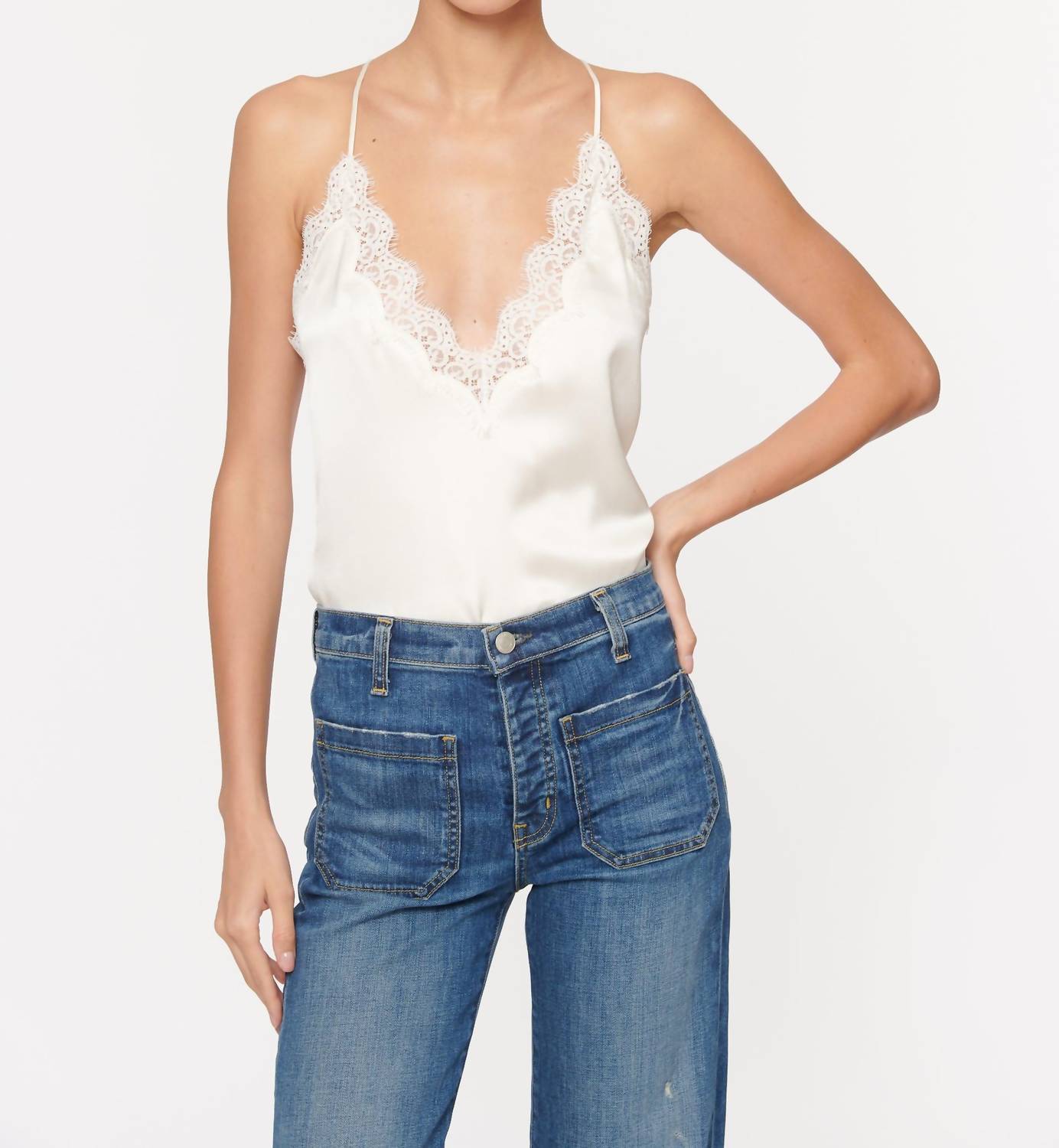 Shop Cami Nyc Everly Cami Top In White