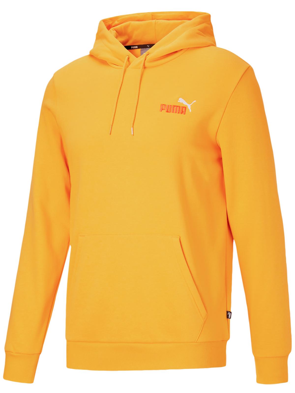 Puma Mens Sweatshirt Fitness Hoodie In Orange