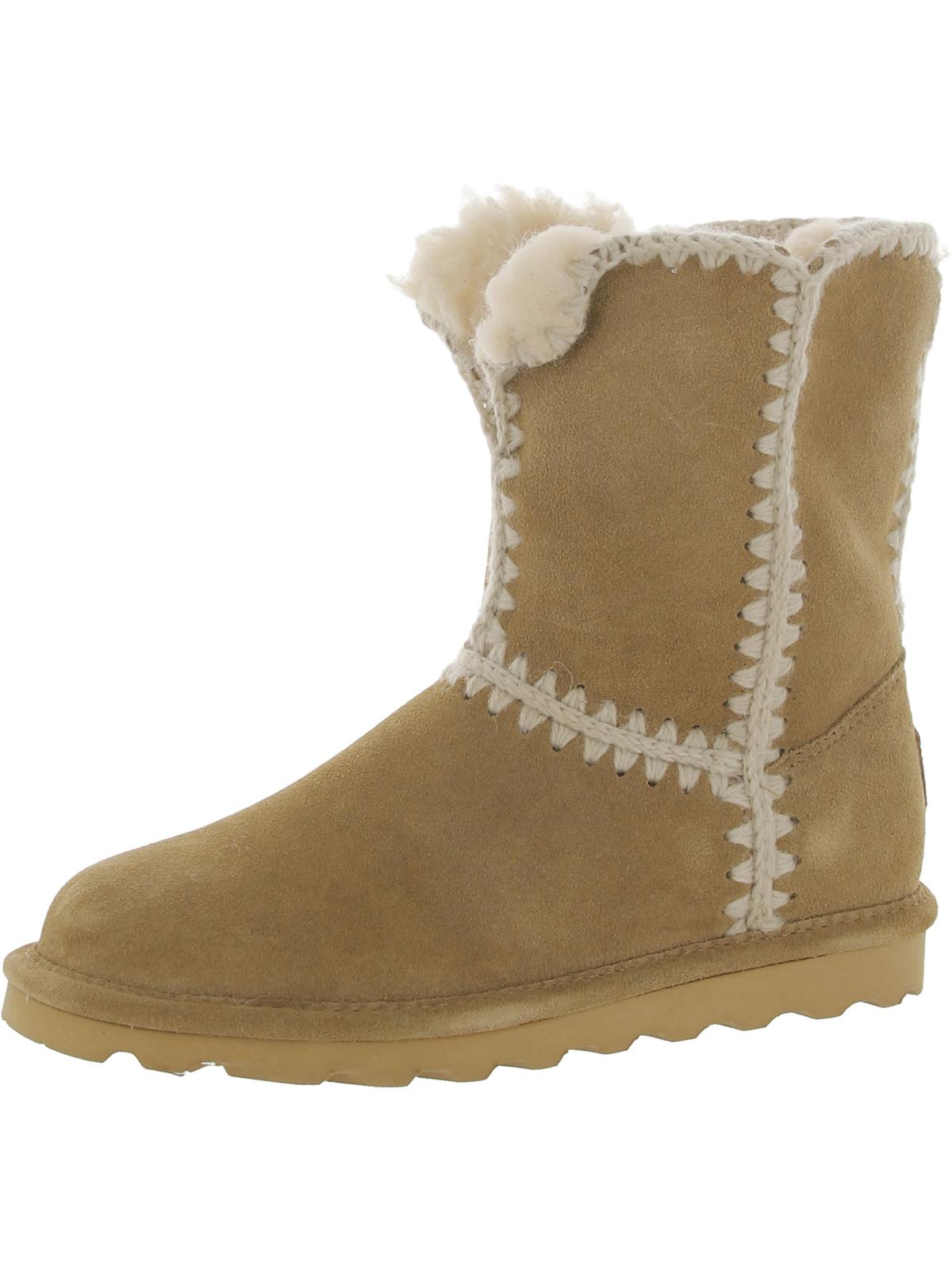 Shop Bearpaw Penelope Womens Sheepskin Cold Weather Shearling Boots In Multi