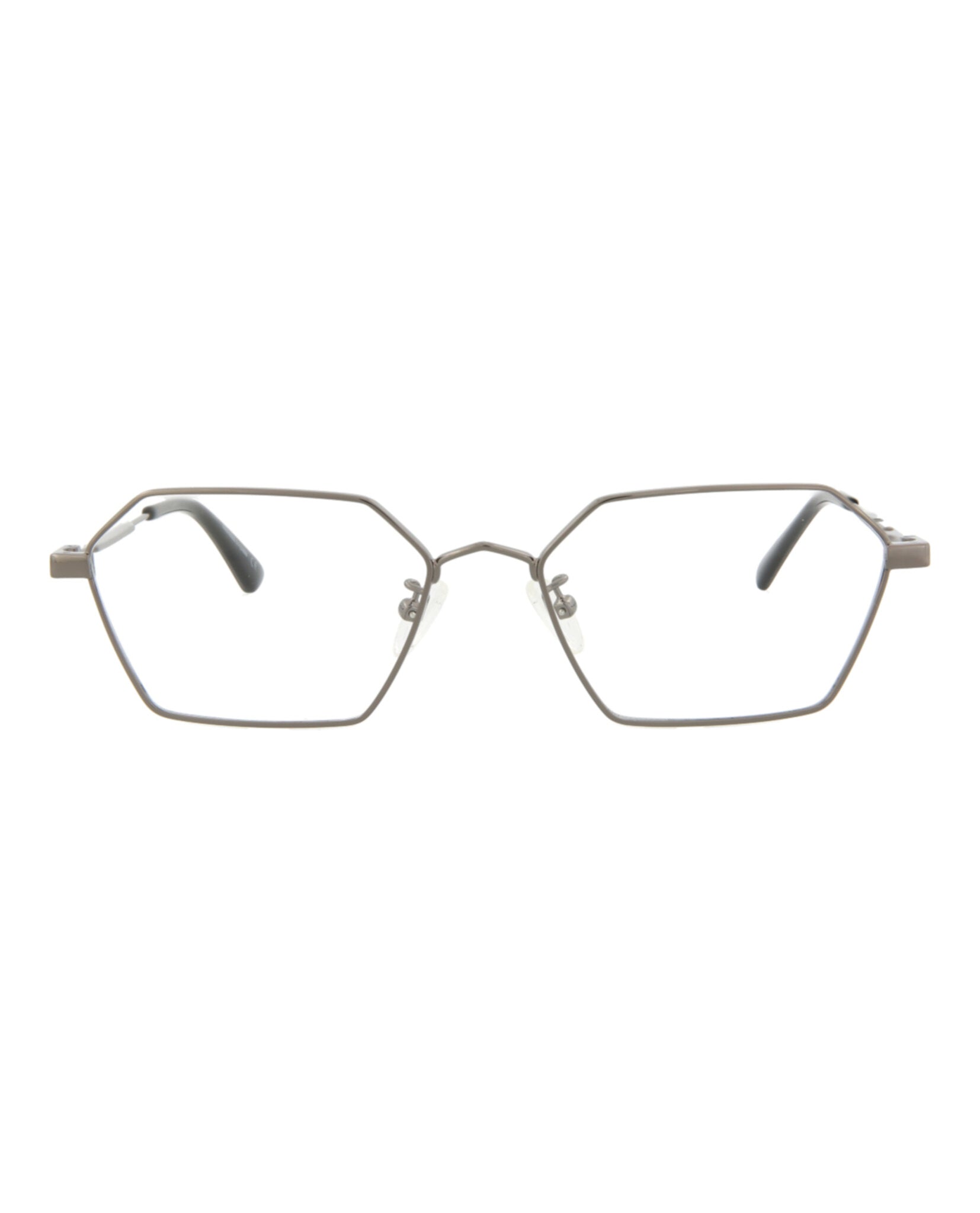 Mcq By Alexander Mcqueen Square-frame Metal Optical Frames In Metallic