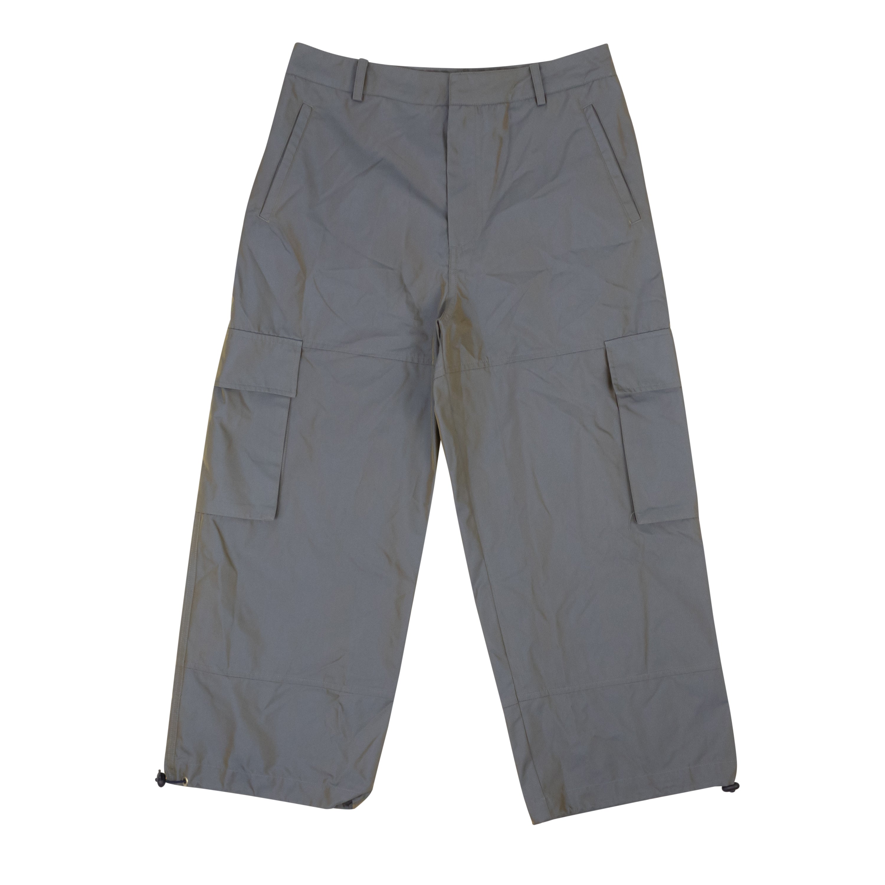 Opening Ceremony Drawstring Cargo Pant - Blue In Gray