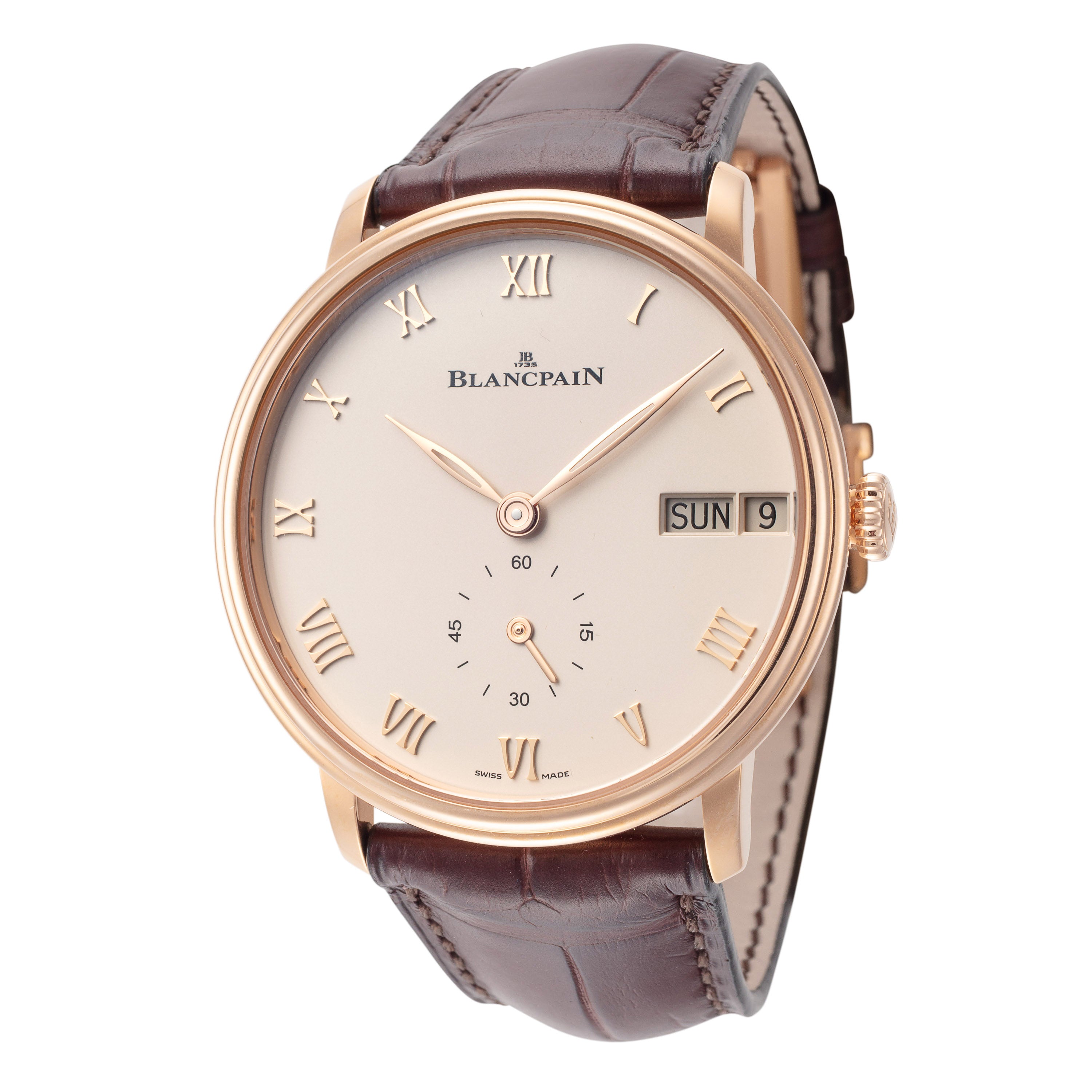 Blancpain Men's 40mm Automatic Watch In Burgundy