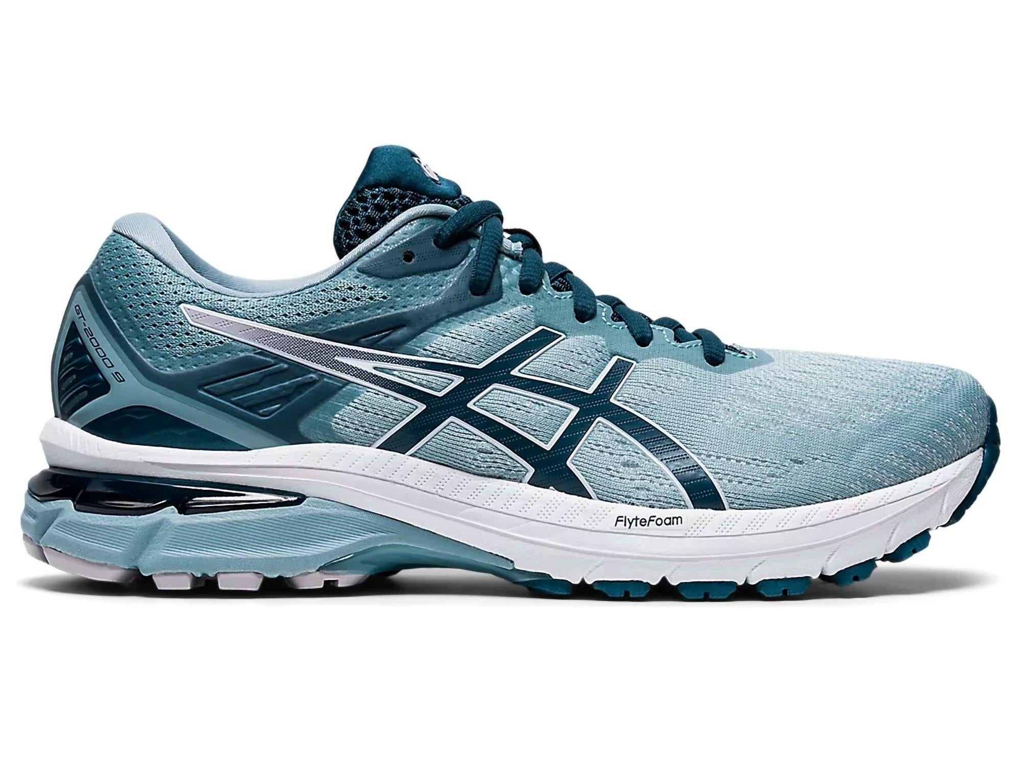 Shop Asics Women's Gt-2000 9 Running Shoes - B/medium Width In Light Steel/magnetic Blue