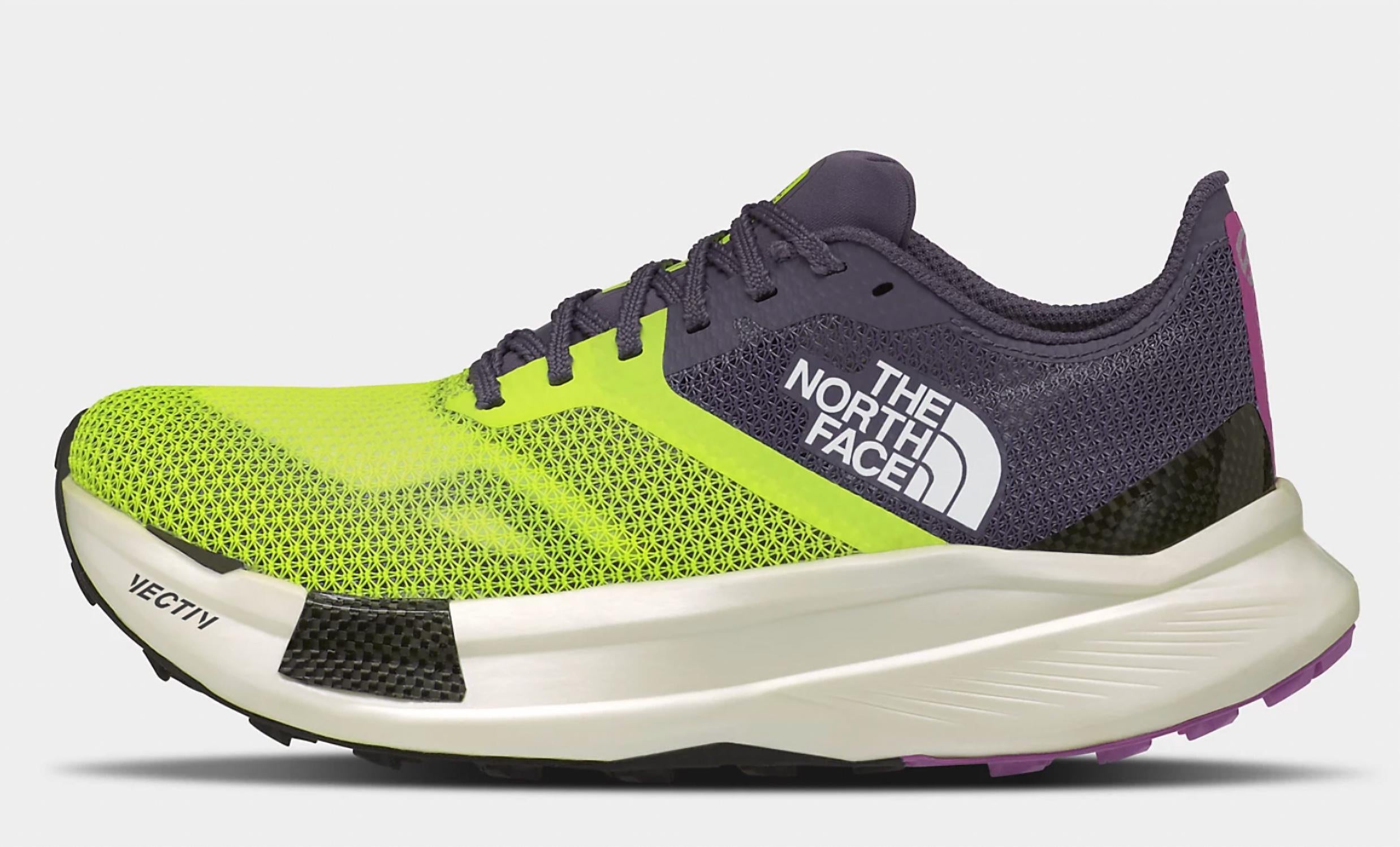 The North Face Women's Summit Vectiv Pro Sneaker In Summit Led Yellow / Lunar Slate In Multi