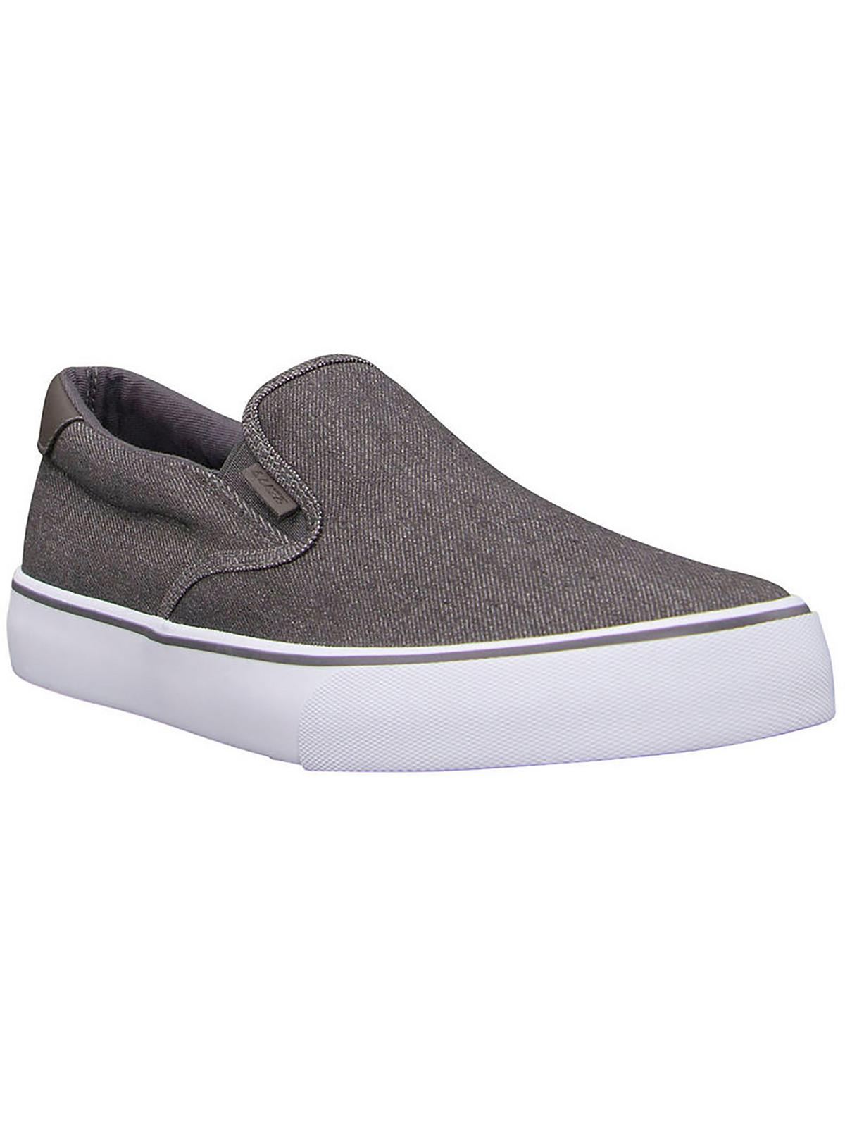 Lugz Clipper Denim Mens Fitness Lifestyle Skate Shoes In Gray