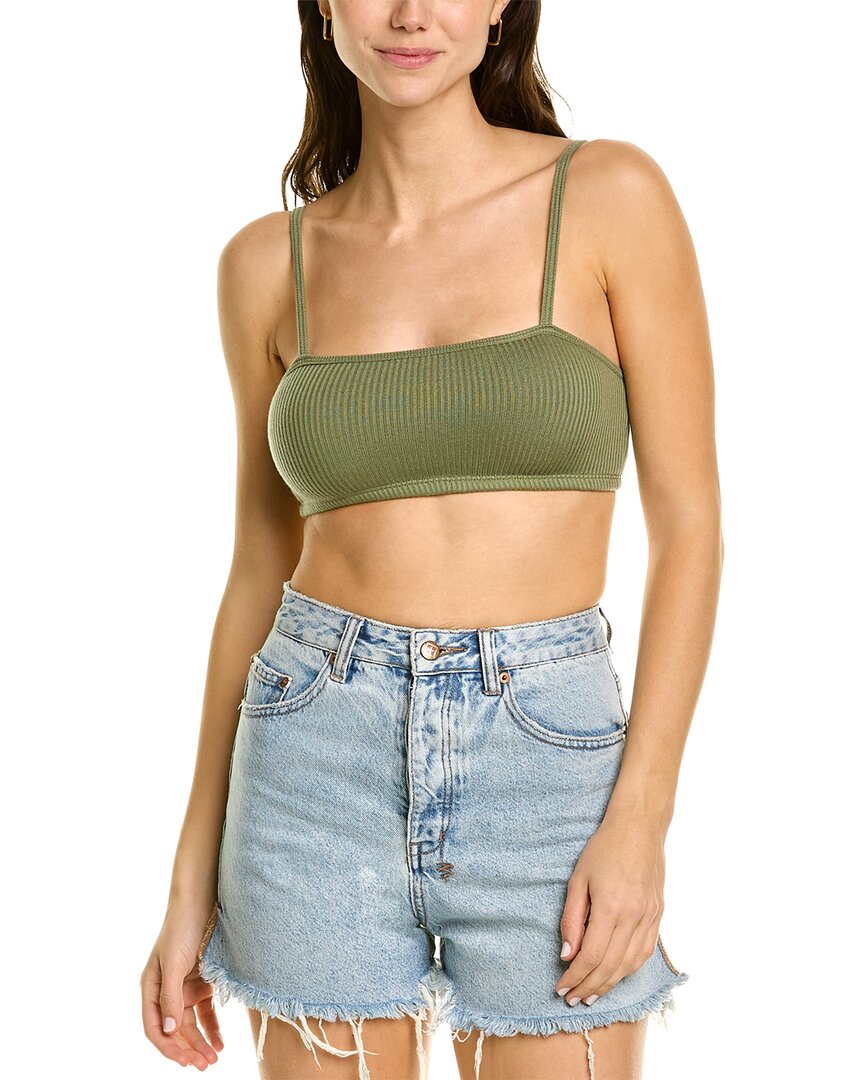 Donni Butter Bandeau Top In Green