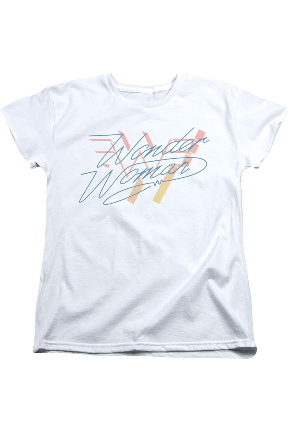 Gildan Wonder Woman 84 Wonder Fade Short Sleeve Women´s Tee / T-shirt In White