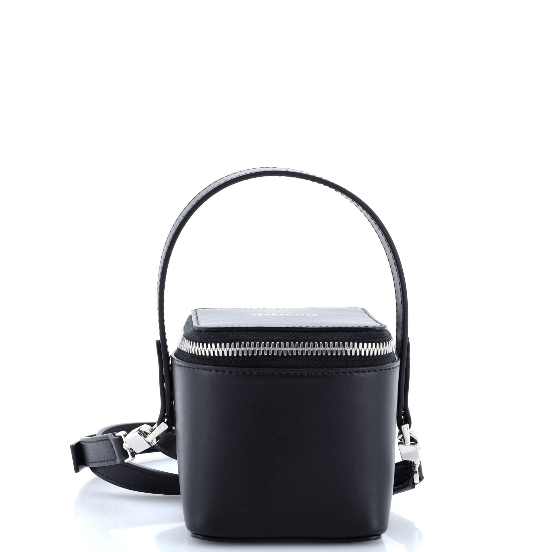Gancicni Top Handle Vanity Case Leather Micro