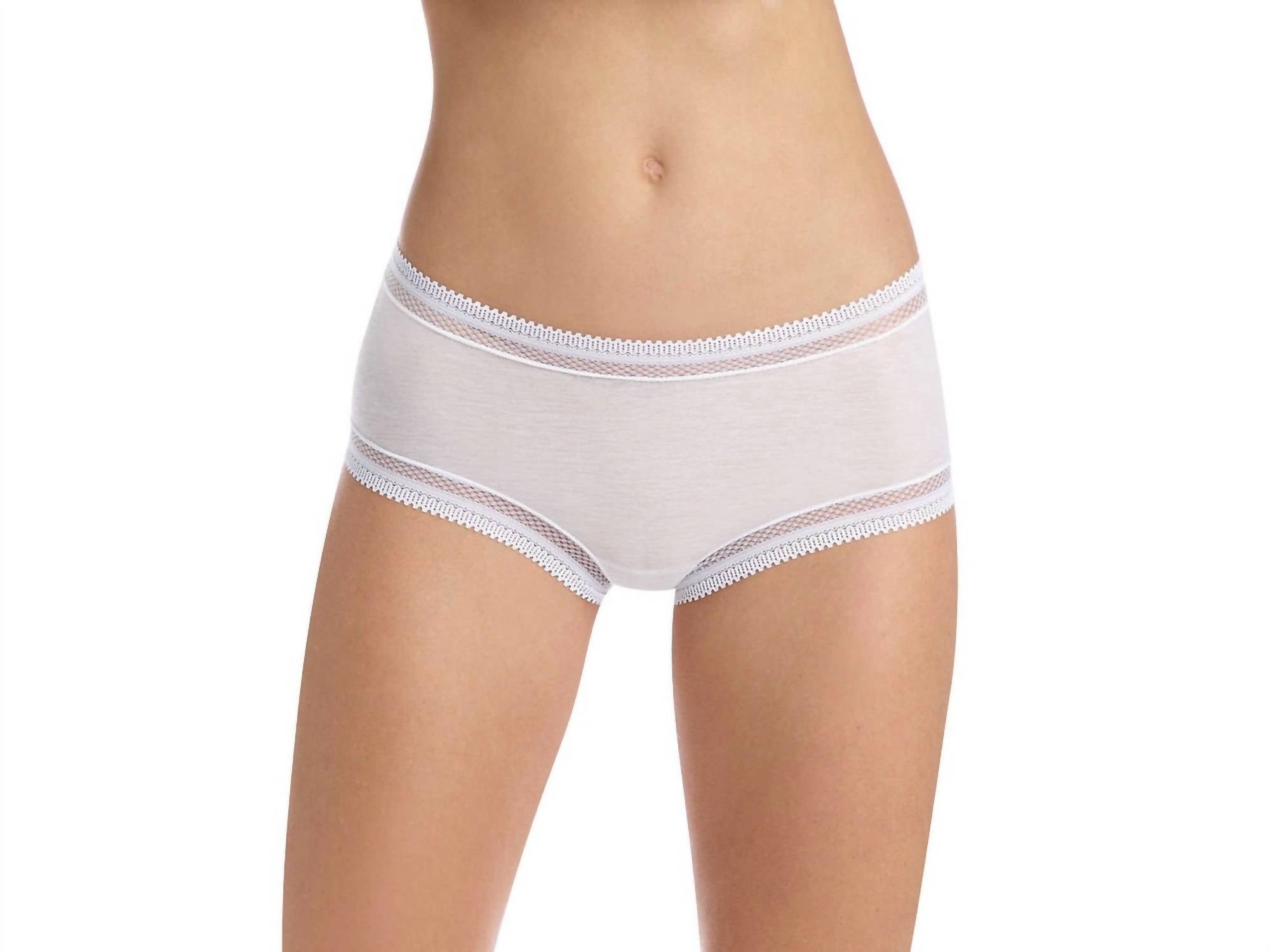 Shop Commando Pure Pima Girlshort Panty In White