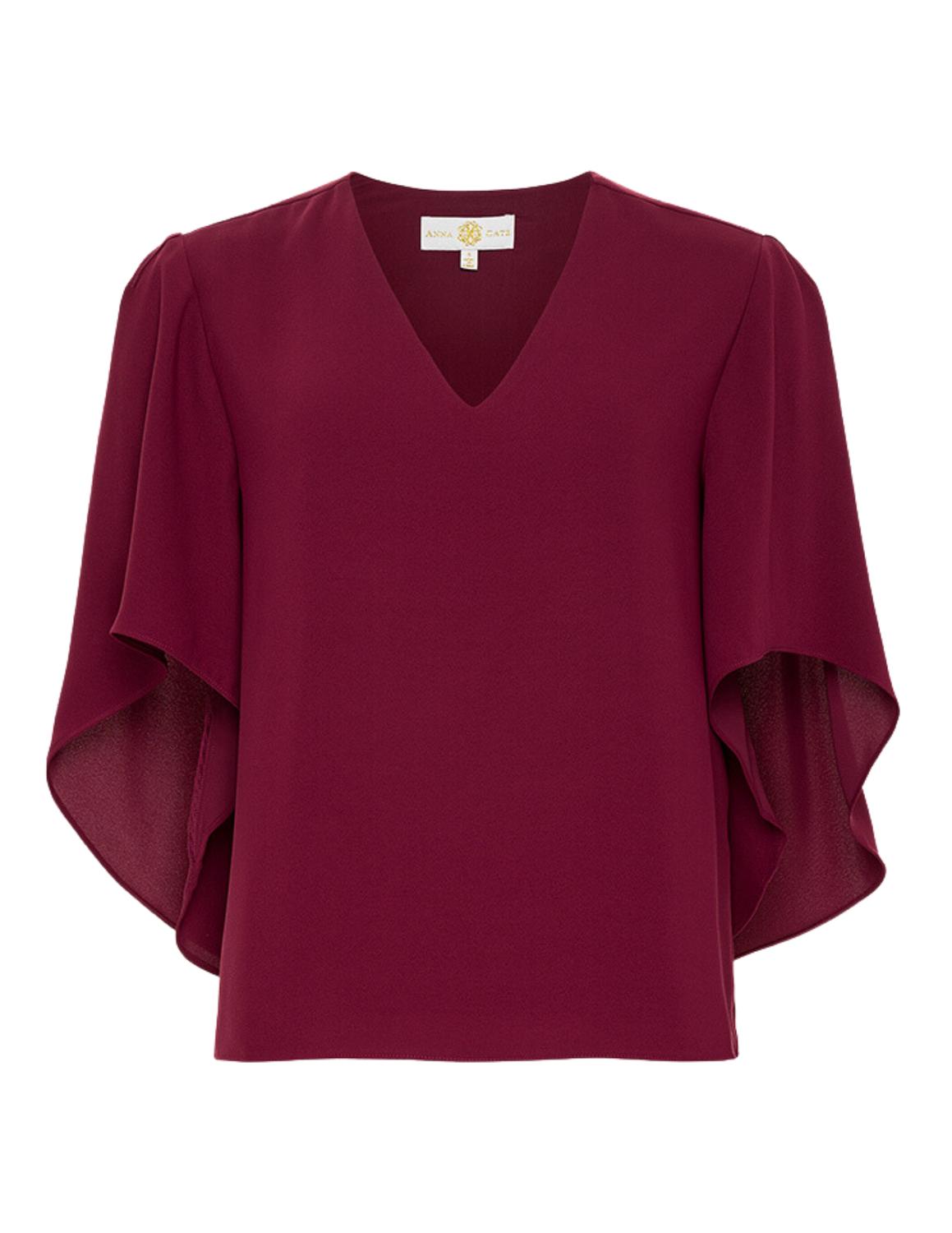 Anna Cate Women's Nina Top In Beet Red