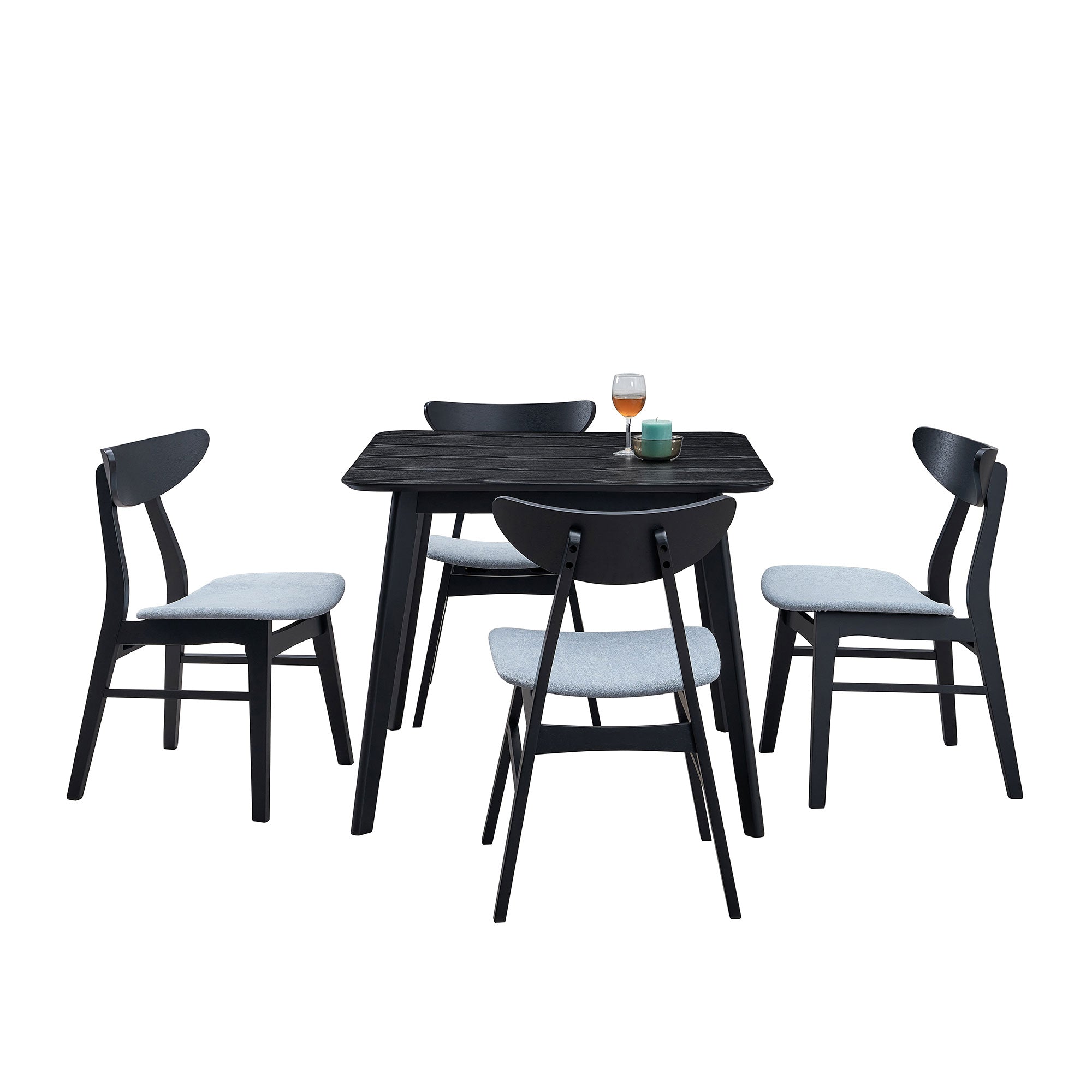 Streamdale Modern Upholstered Dining Chairs (Set of 2)
