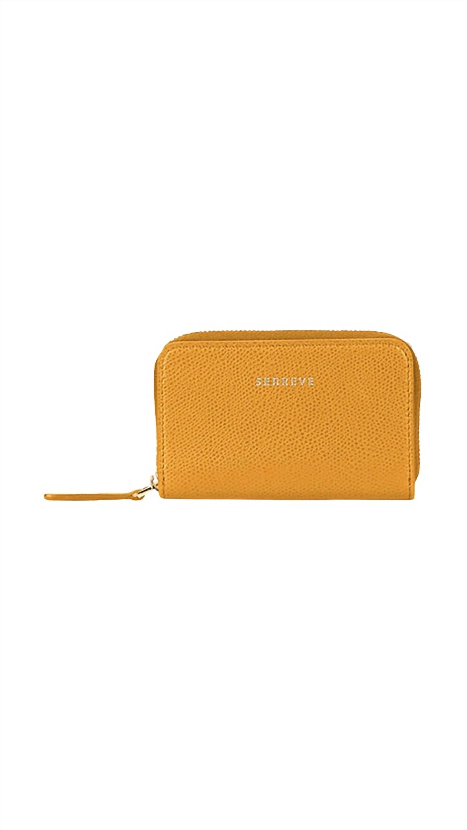 Senreve Card Wallet In Turmeric In Brown