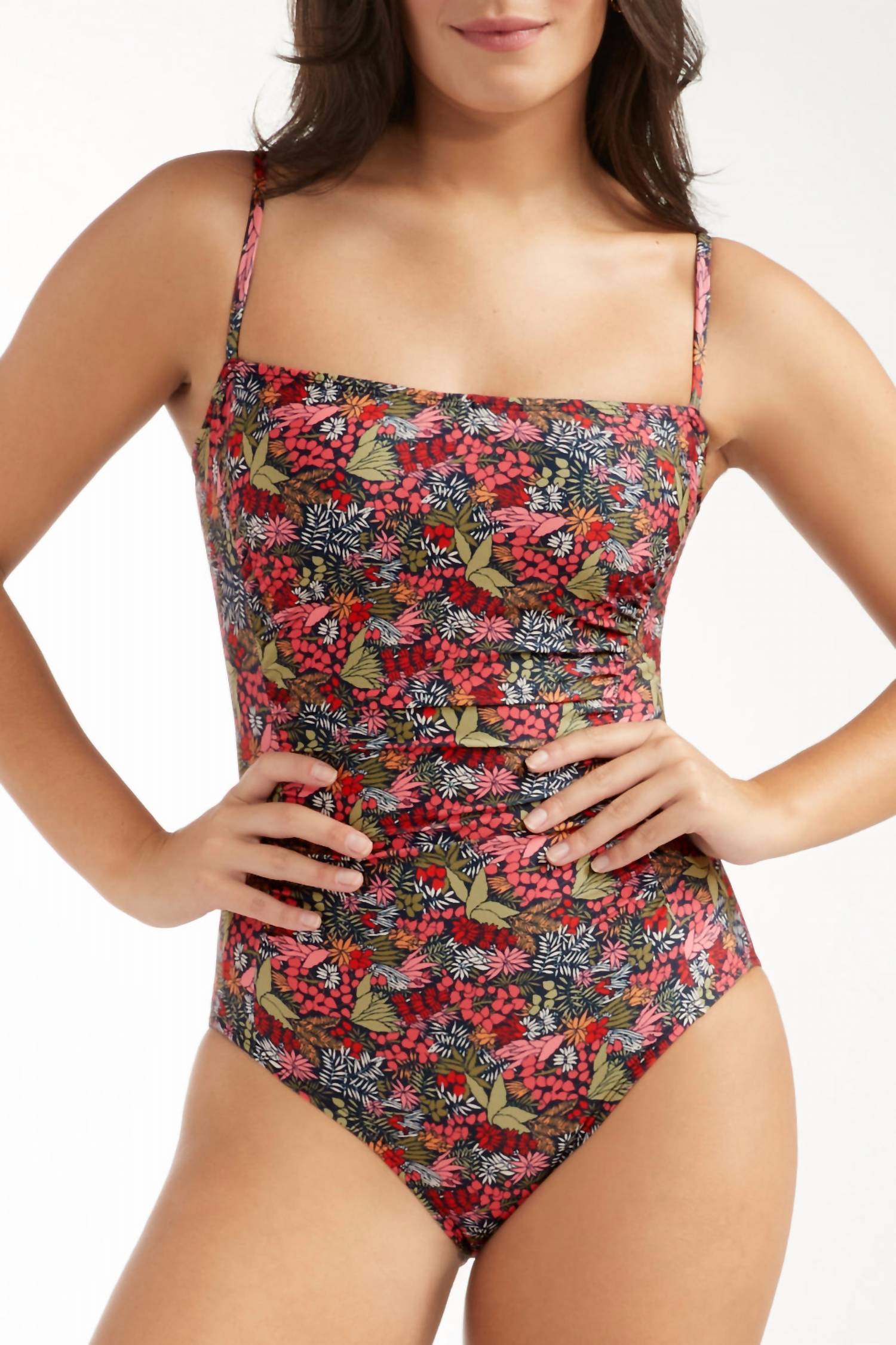 Hermoza Lupe One-piece Swimsuit In Indra In Multi