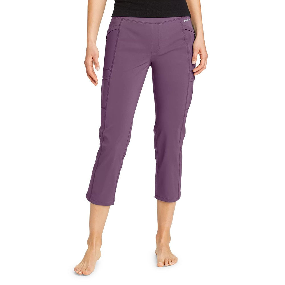Shop Eddie Bauer Women's Stratify Crop Pants In Purple