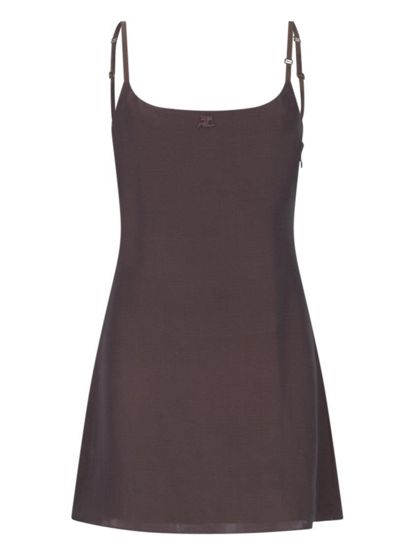 Courrèges Knee Length Dress Adjustable Straps