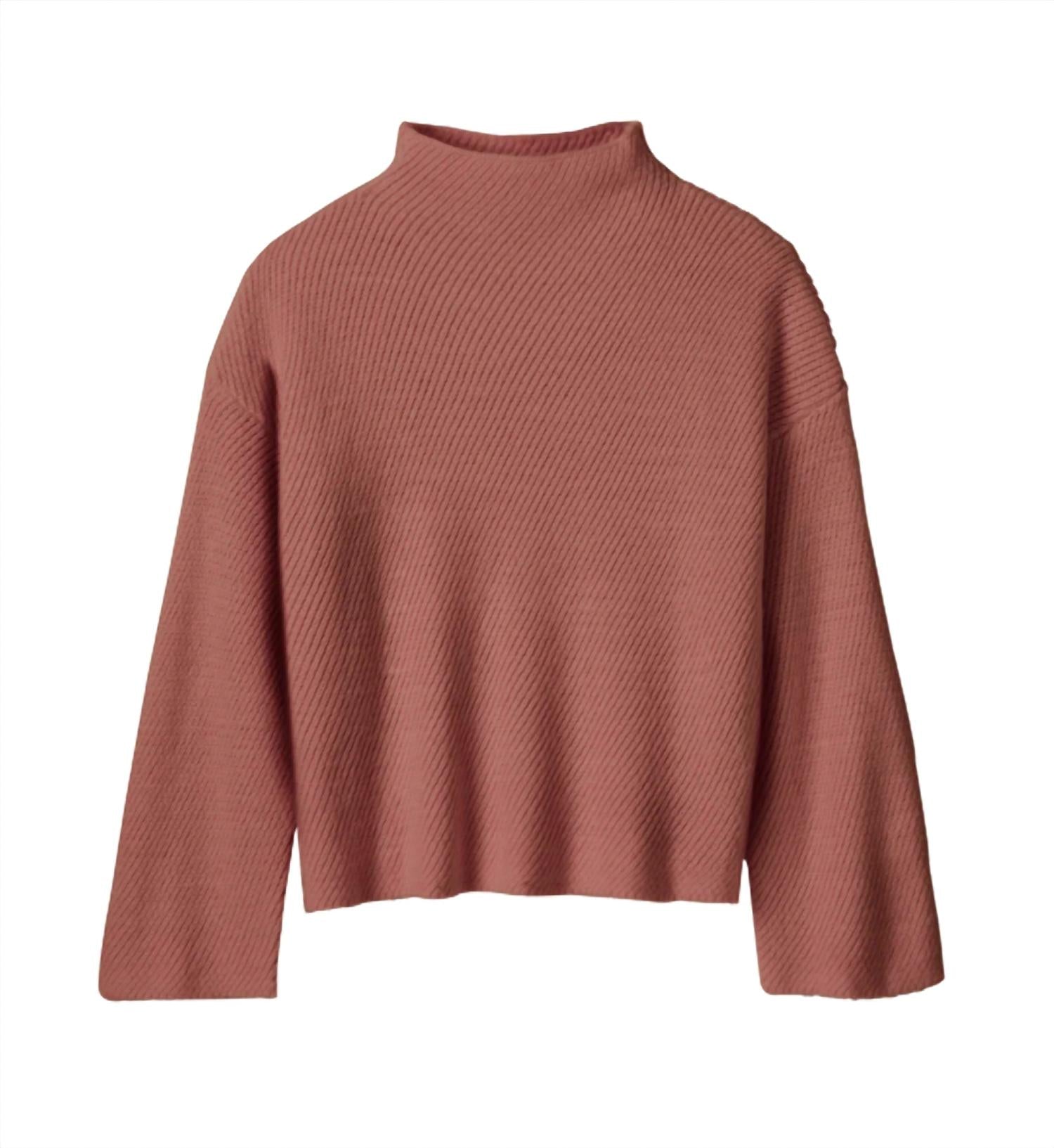 Darling Women's Earnest Sweater In Light Mahogany In Red