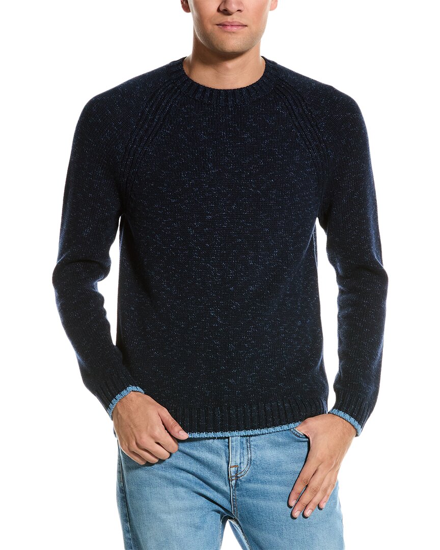 Autumn Cashmere Raglan Crewneck Sweater In Blue