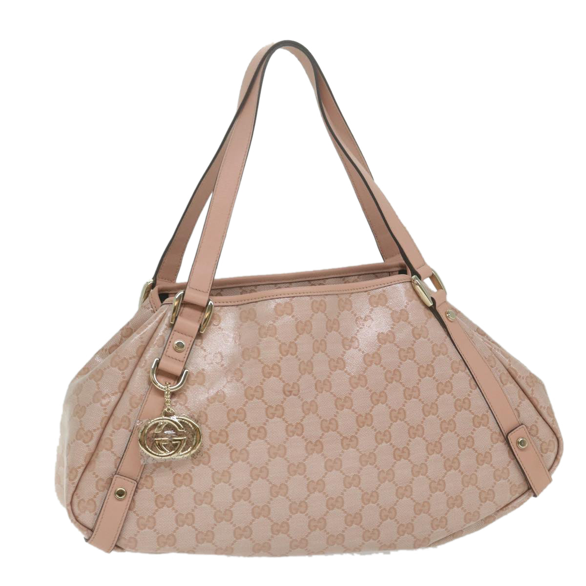 image of Gucci GG Crystal interlocking Abby Shoulder Bag Pink