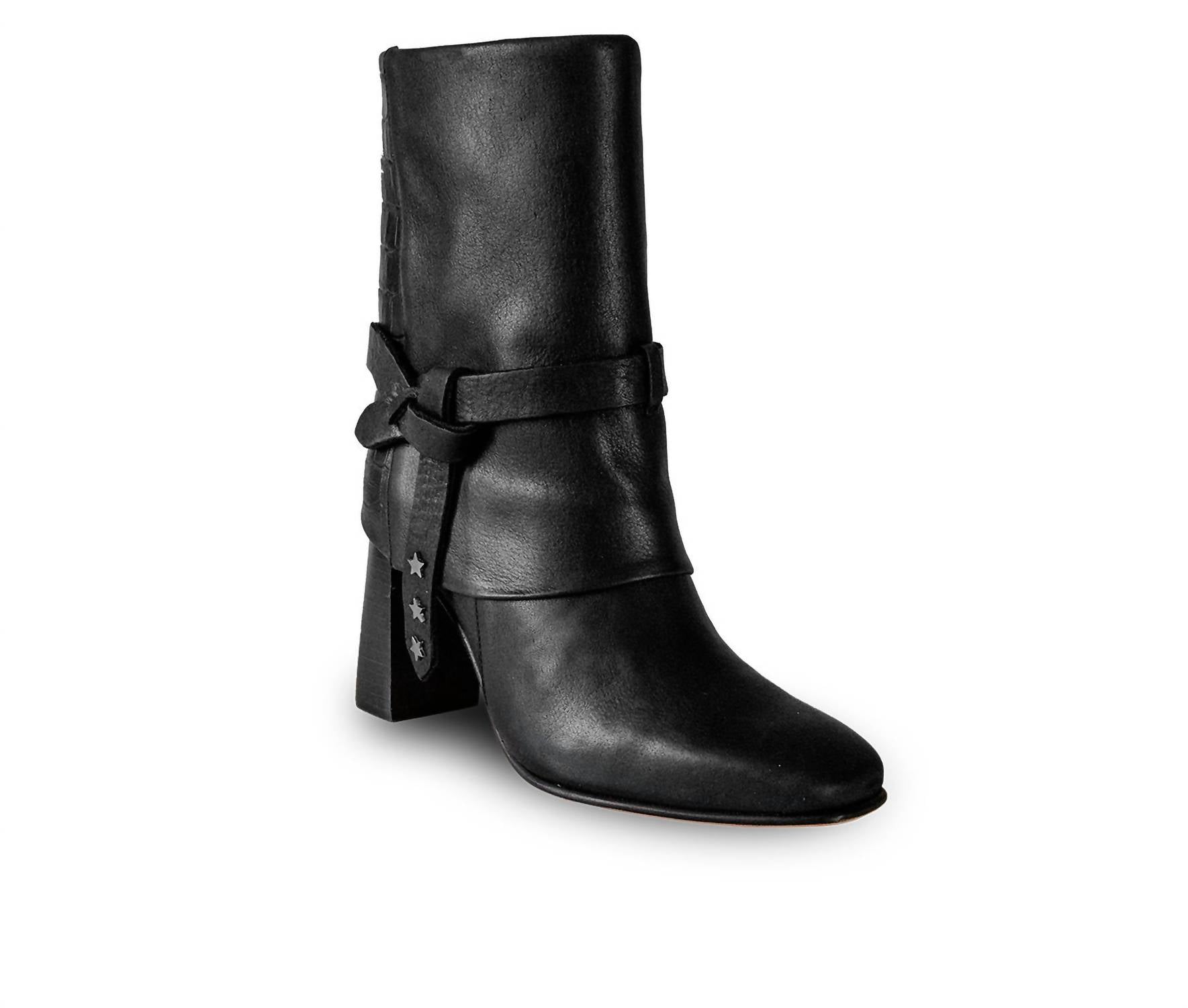 Shop Bala Di Gala Women's Premium Leather Nat Boots In Black