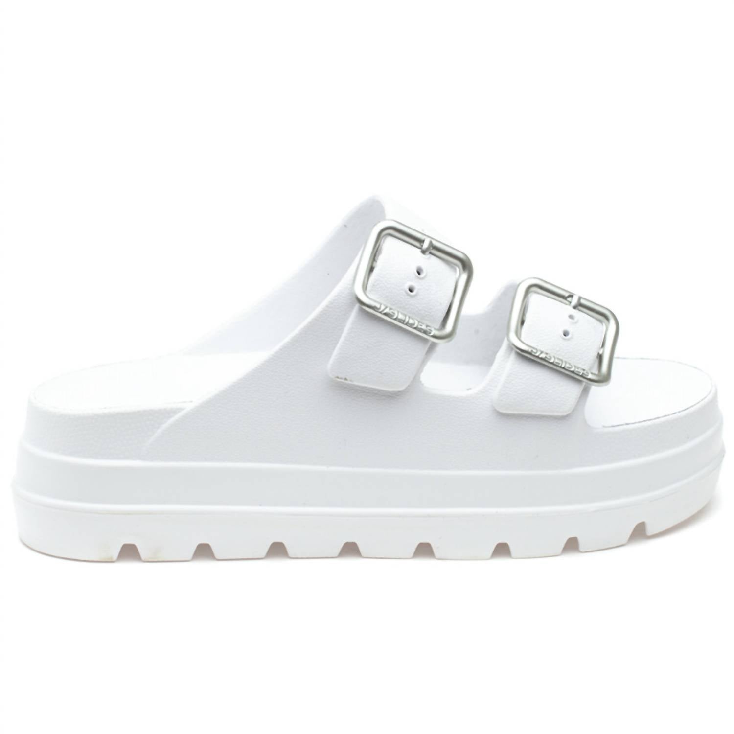 J/slides Women's Simply Eva Sandal In White