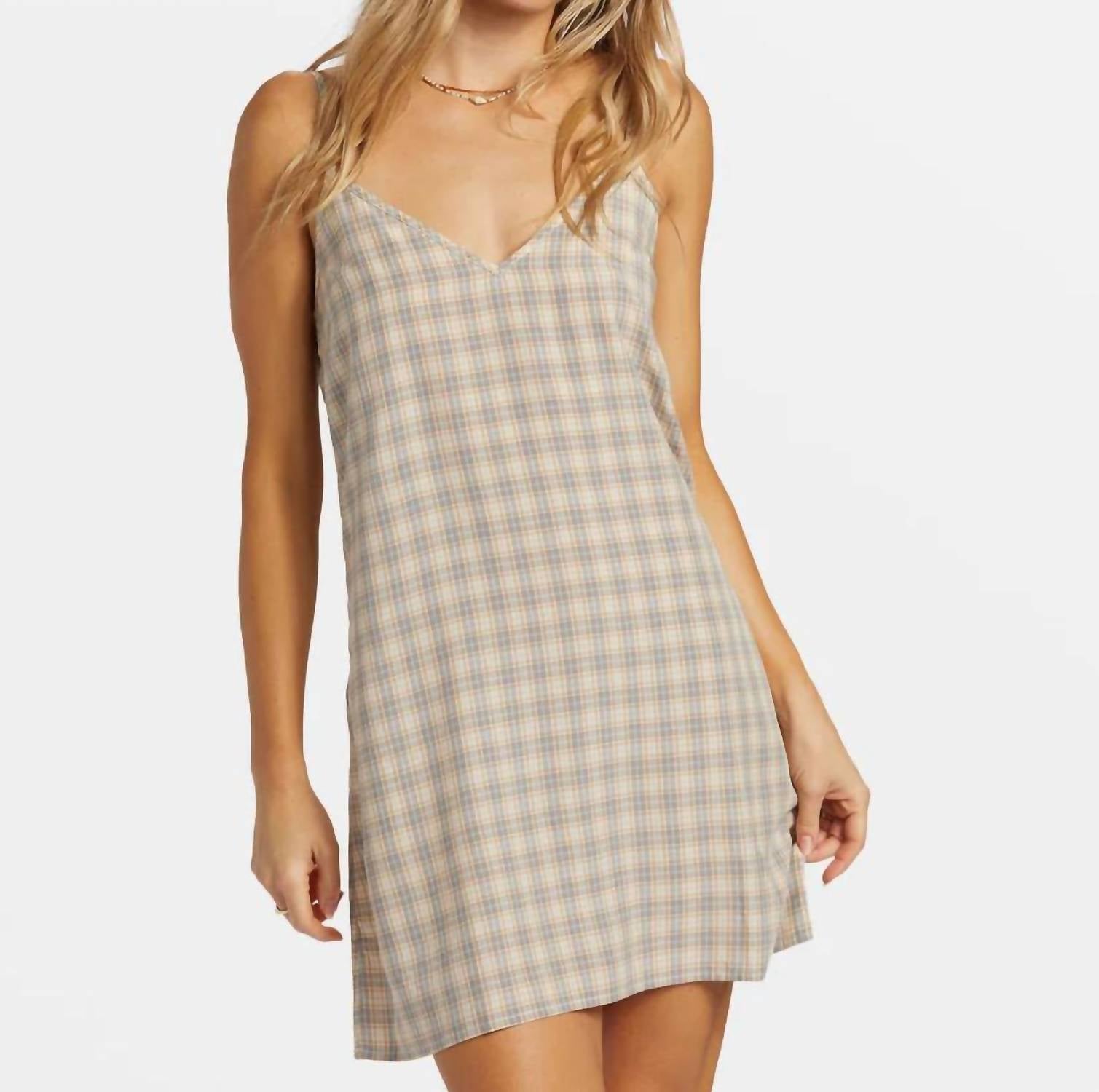 Billabong 90s Babe Dress In Western Sky In Multi