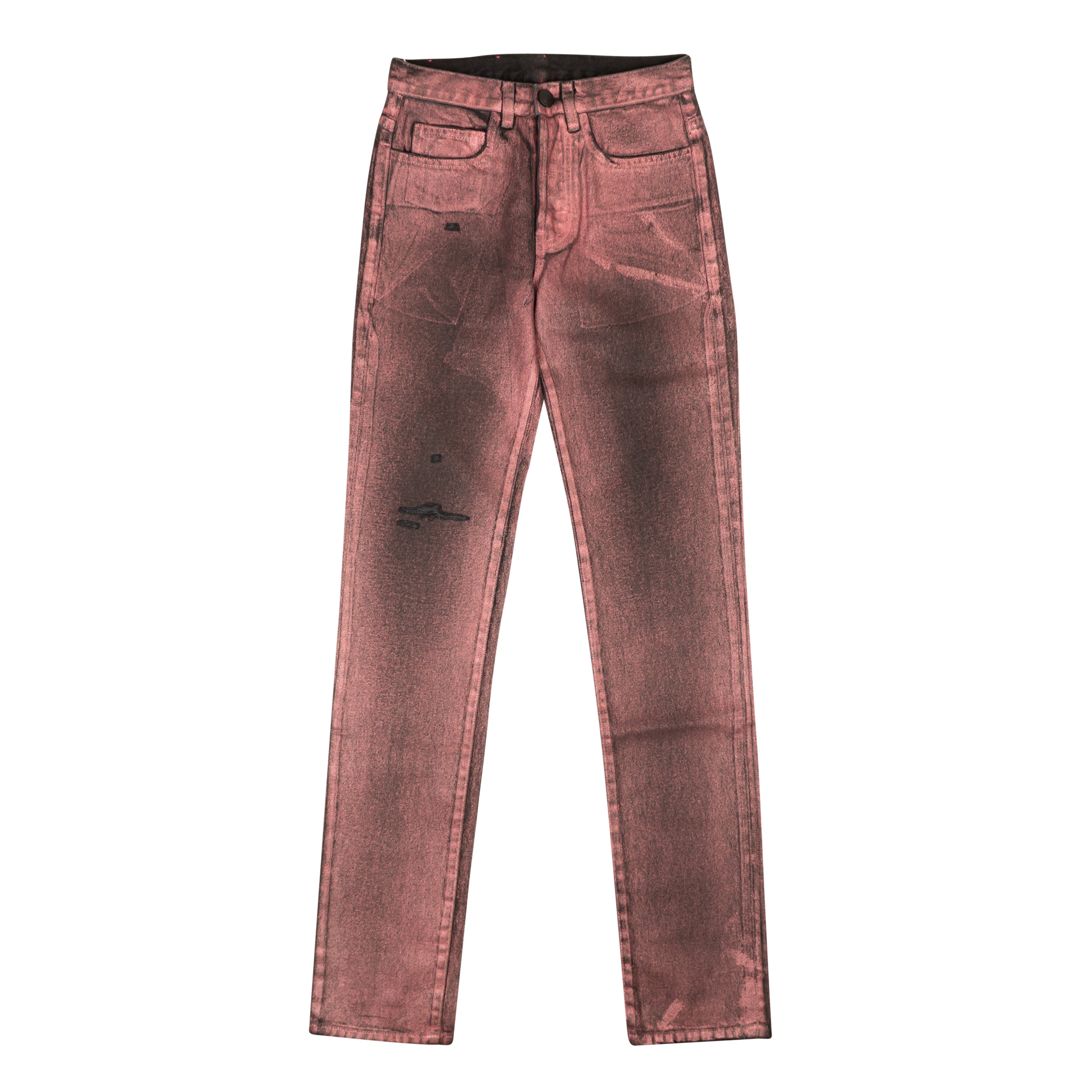 Sp5der Wash Jeans - Metallic In Pink