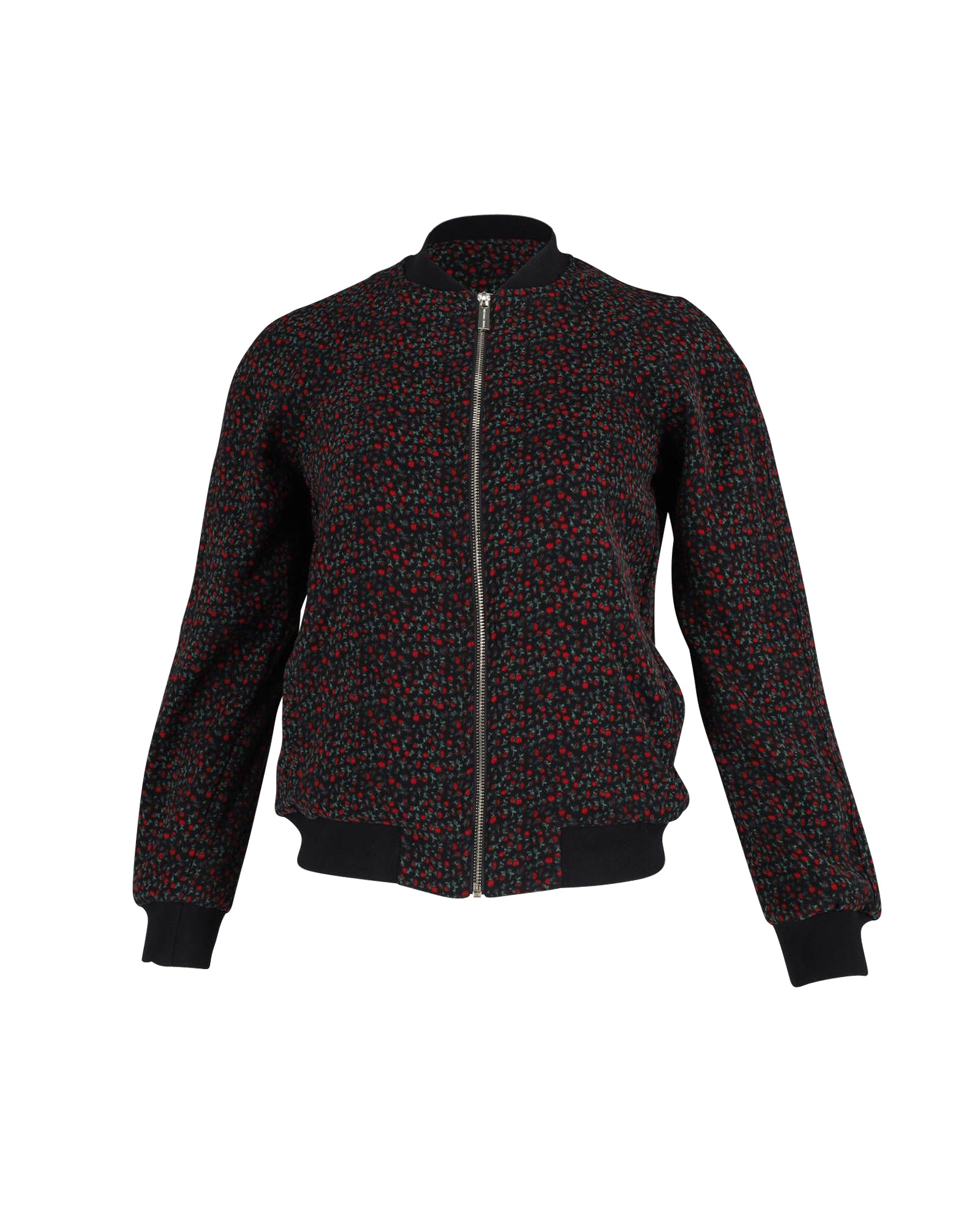 Image of Michael Kors Bomber Jacket in Floral Print Polyester