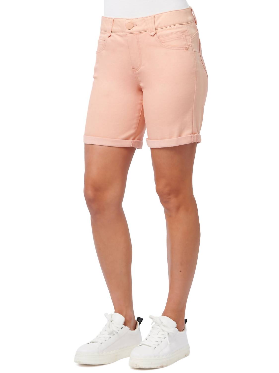 Shop Democracy 7" Shorts In Dusty Papaya In Pink