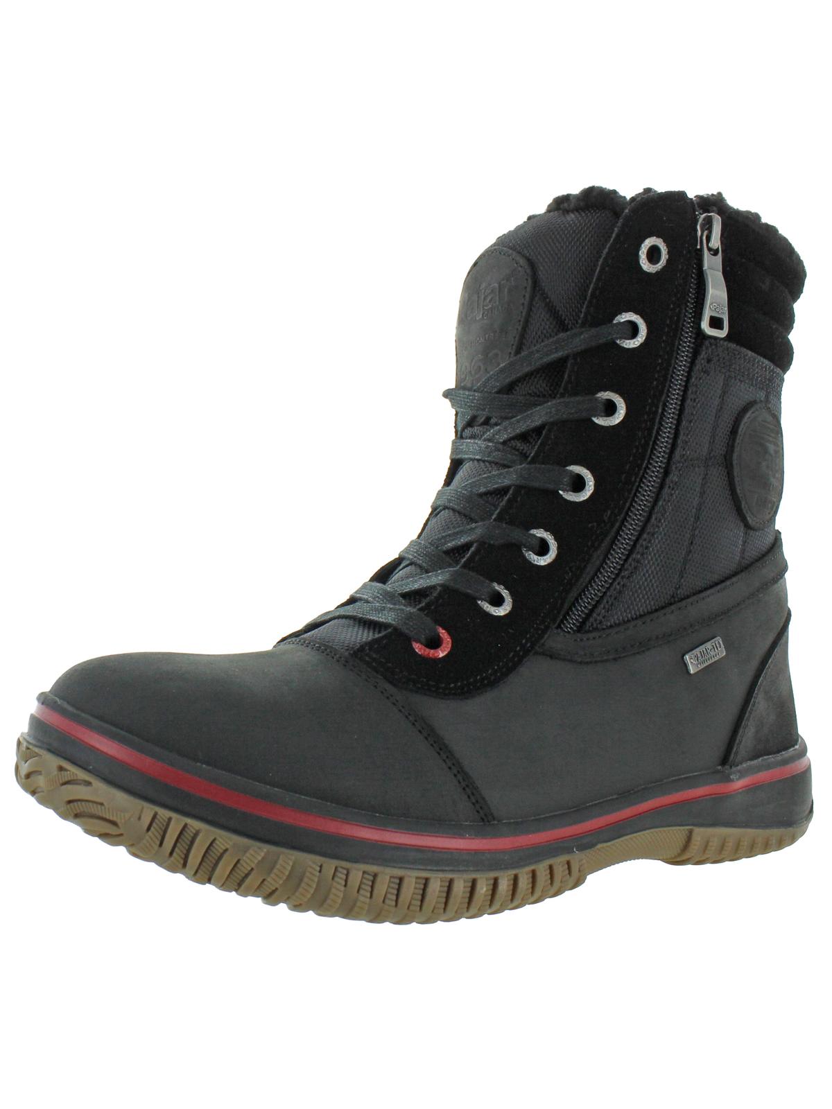 Pajar Trooper 2.0 Mens Leather Waterproof Winter Boots In Black