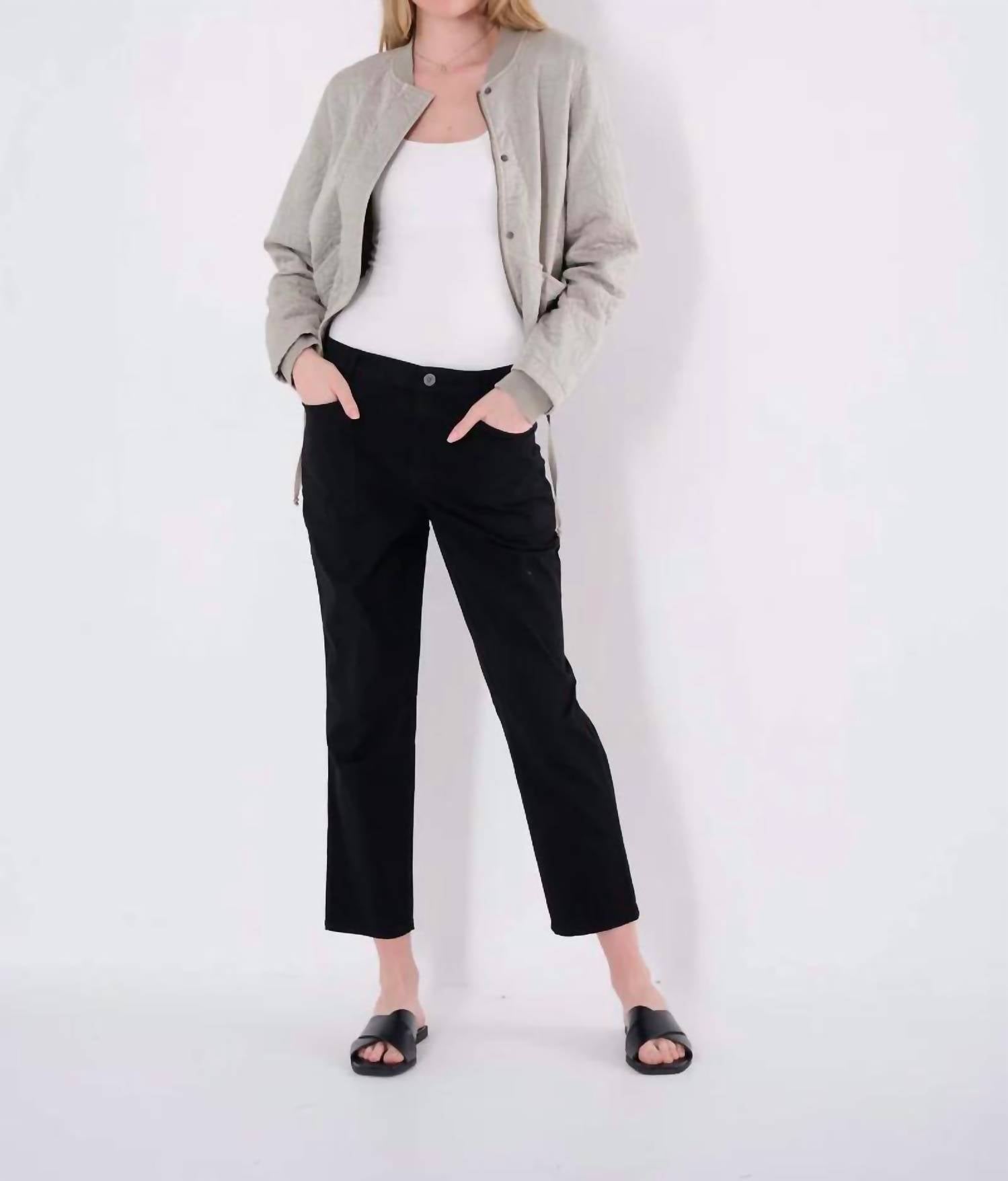 Marrakech Calina Solid Pant In Black In Neutral