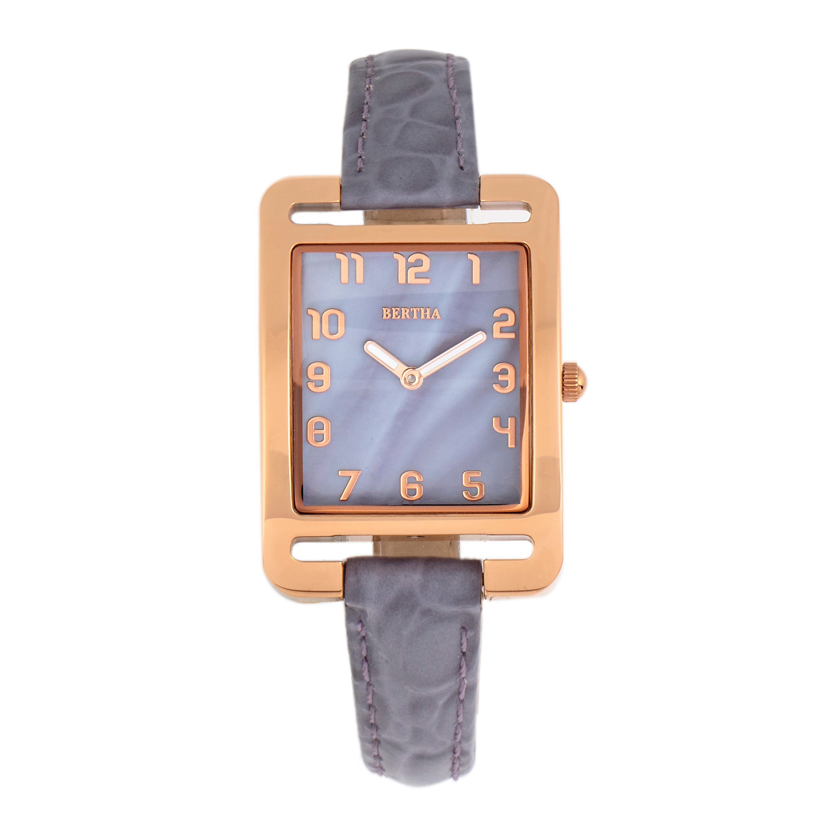Marisol Swiss MOP Leather-Band Watch