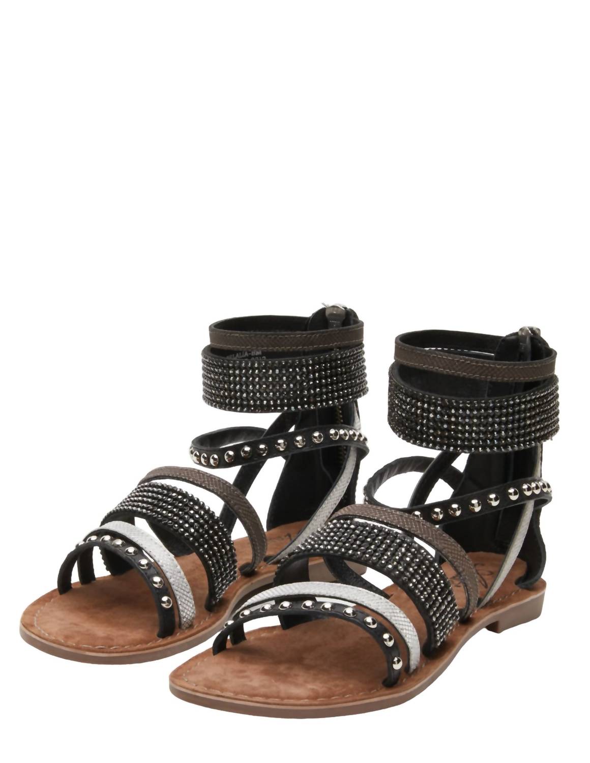 Shop Azura Belalia Slingback Sandal In Black Multi