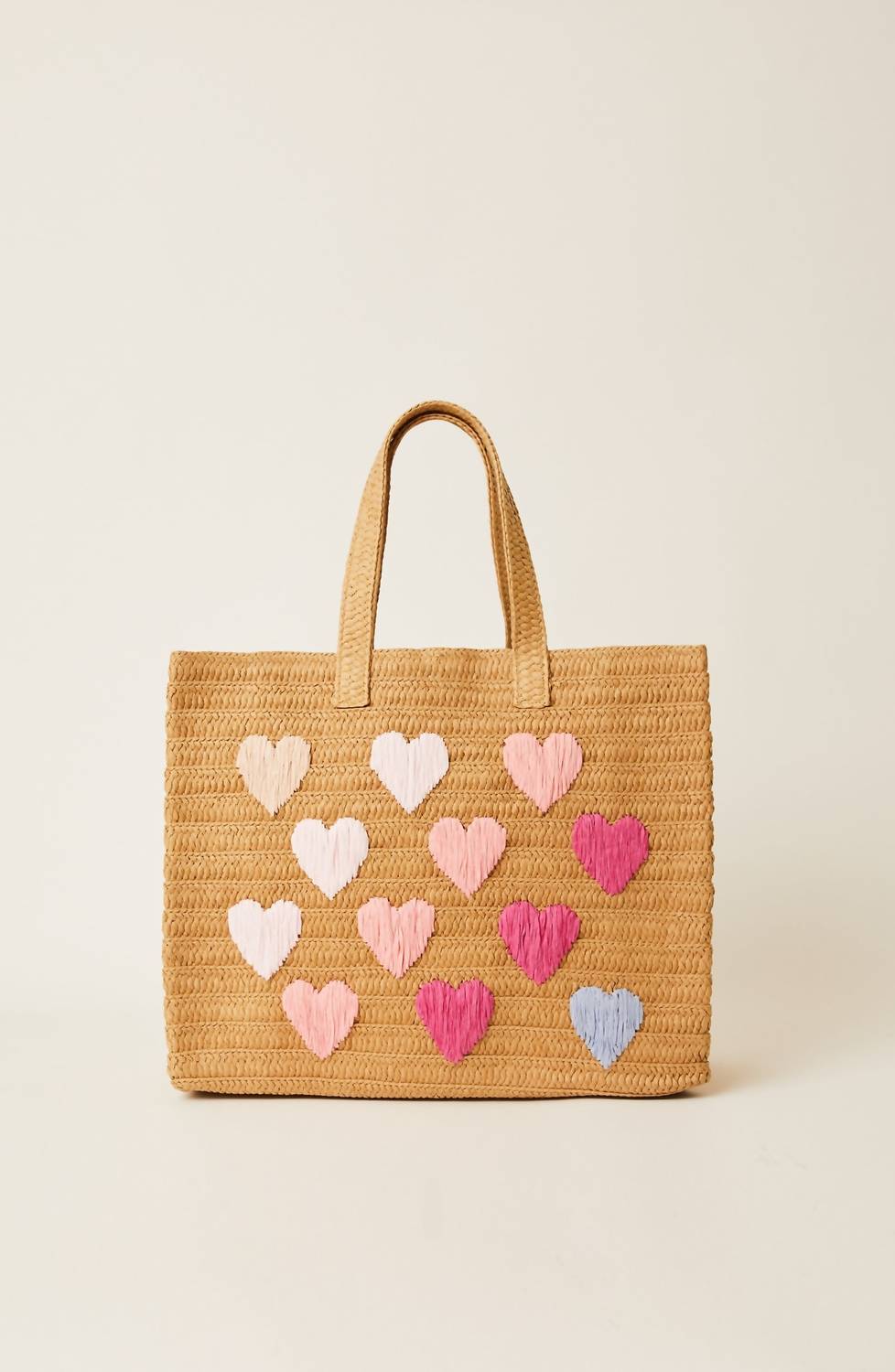 Btb Los Angeles Women's Be Mine Tote Bag In Sand/pink In Neutral