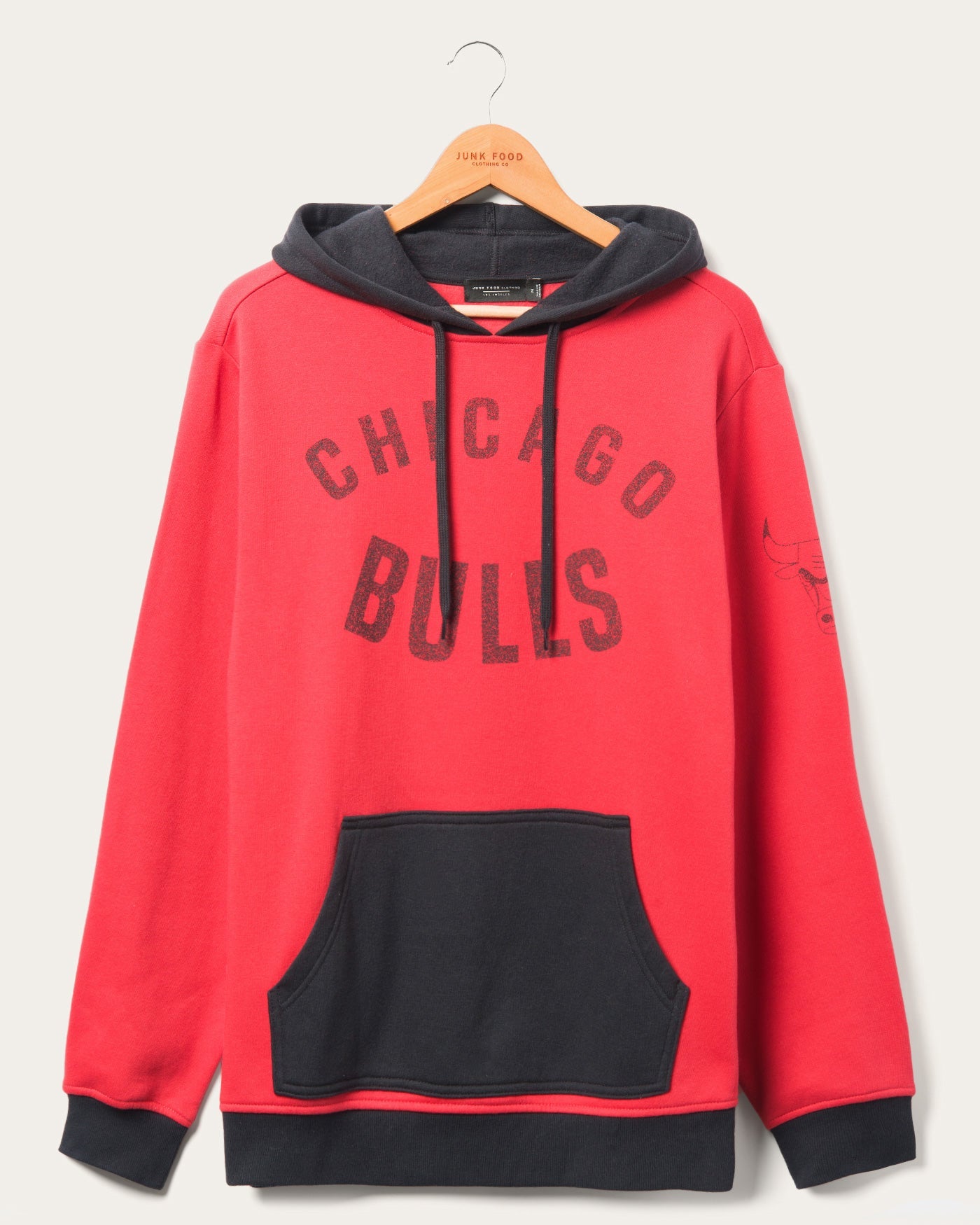 Junk Food Clothing Bulls Crossover Hoodie In Multi