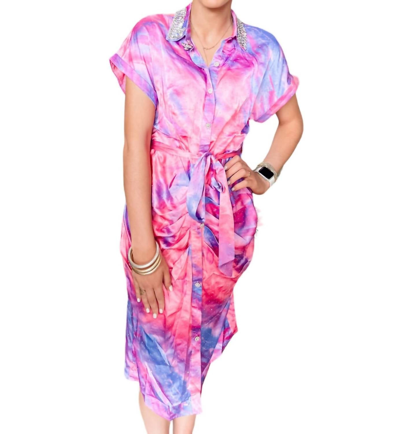 Shop Beulahstyle Outta This World Dress In Multicolor