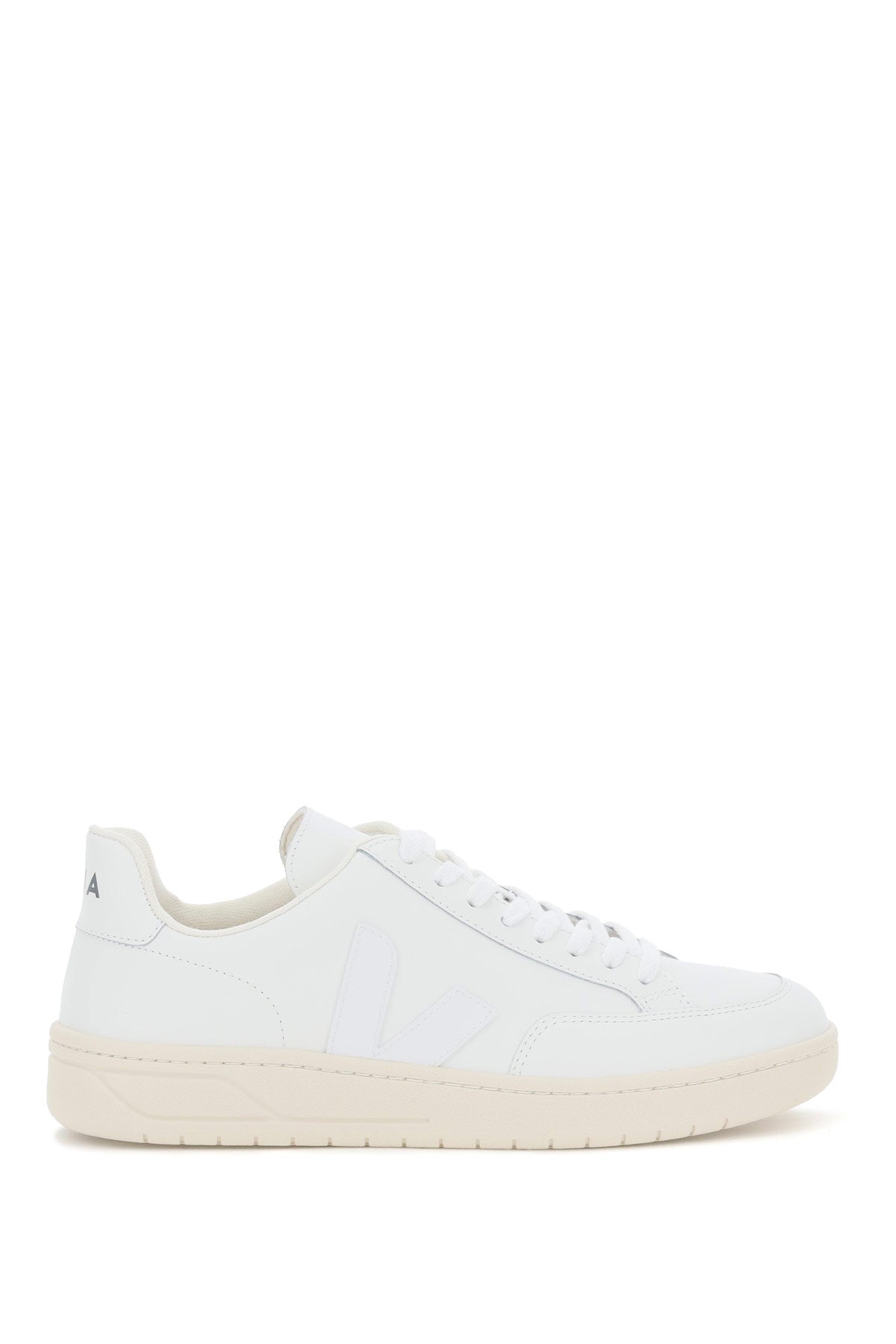 Veja V-12 Leather Sneaker In Multi