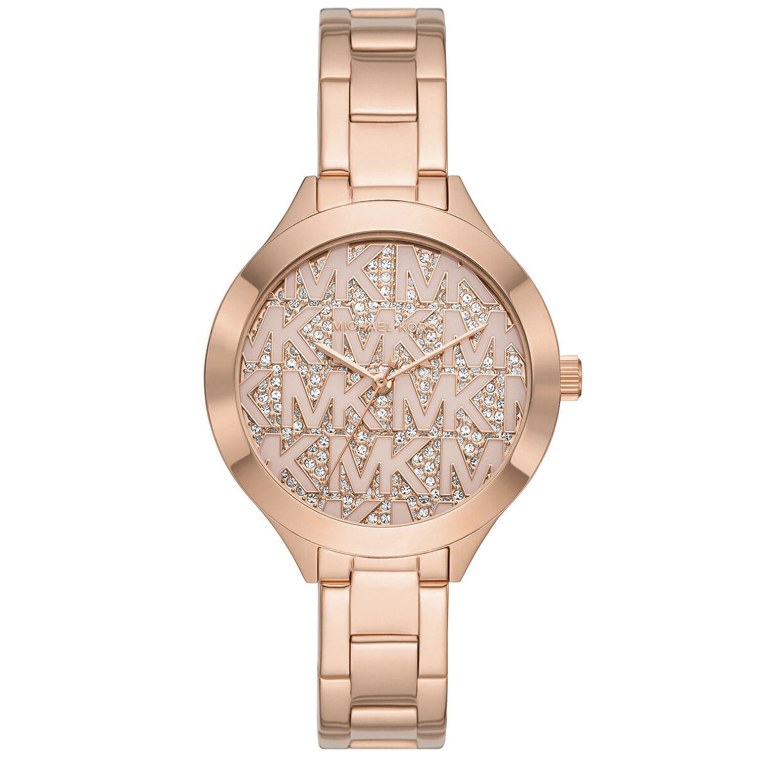 Shop Michael Kors Women's Slim Runway Rose Gold Dial Watch
