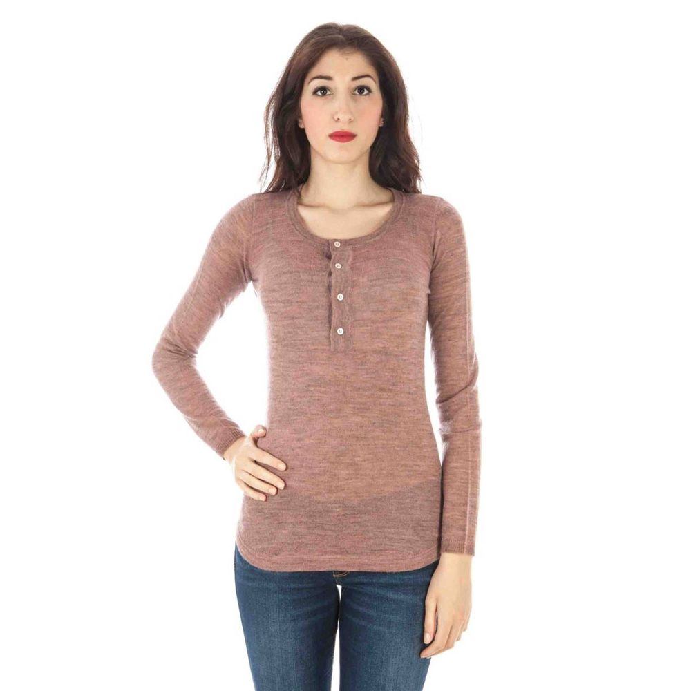 Fred Perry F Perry Wool Women's Sweater In Pink