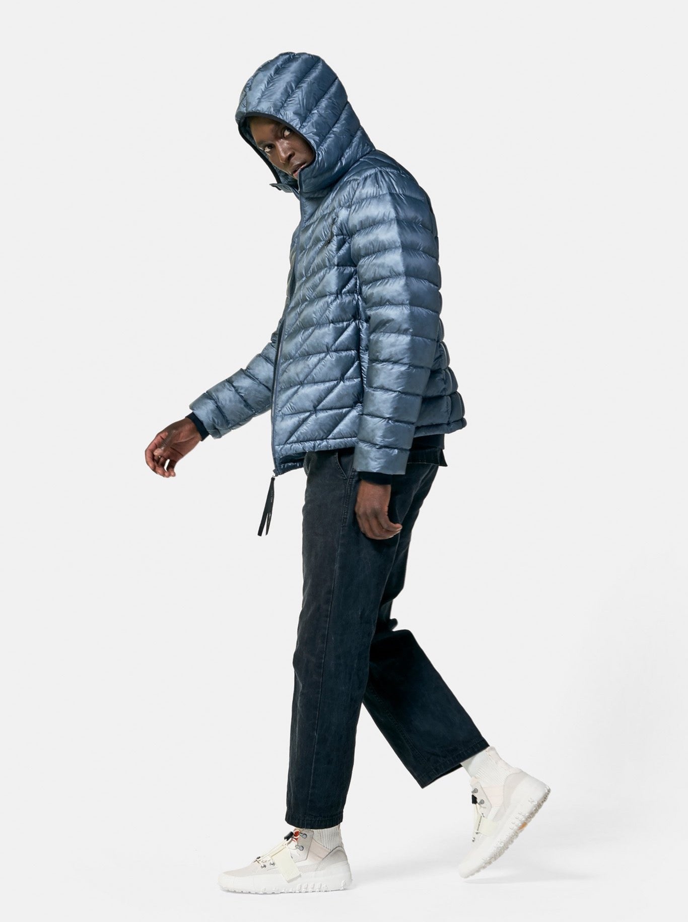 Shop Holden M Packable Down Jacket - China Blue