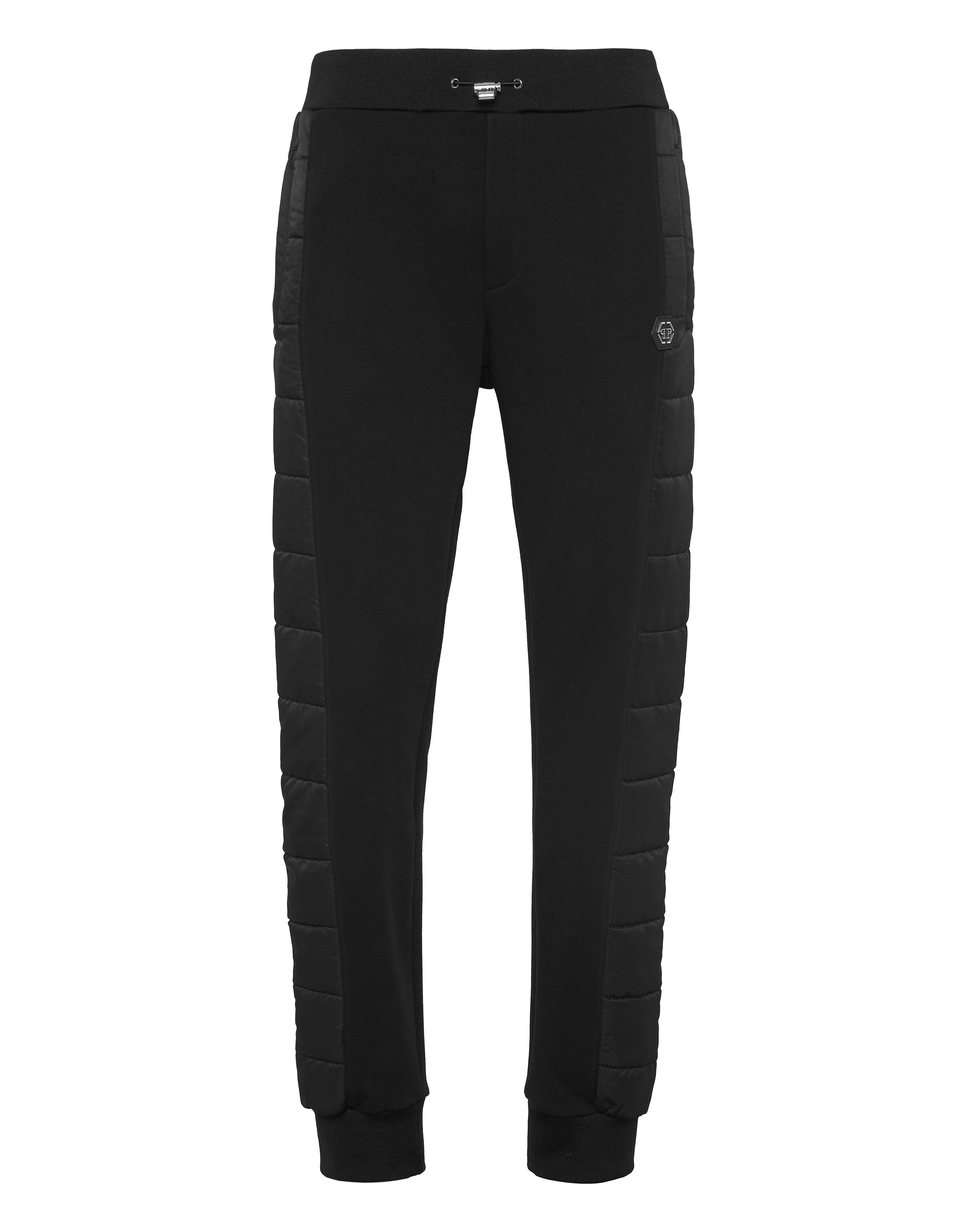 Philipp Plein Puffered Jogging Pants In Black