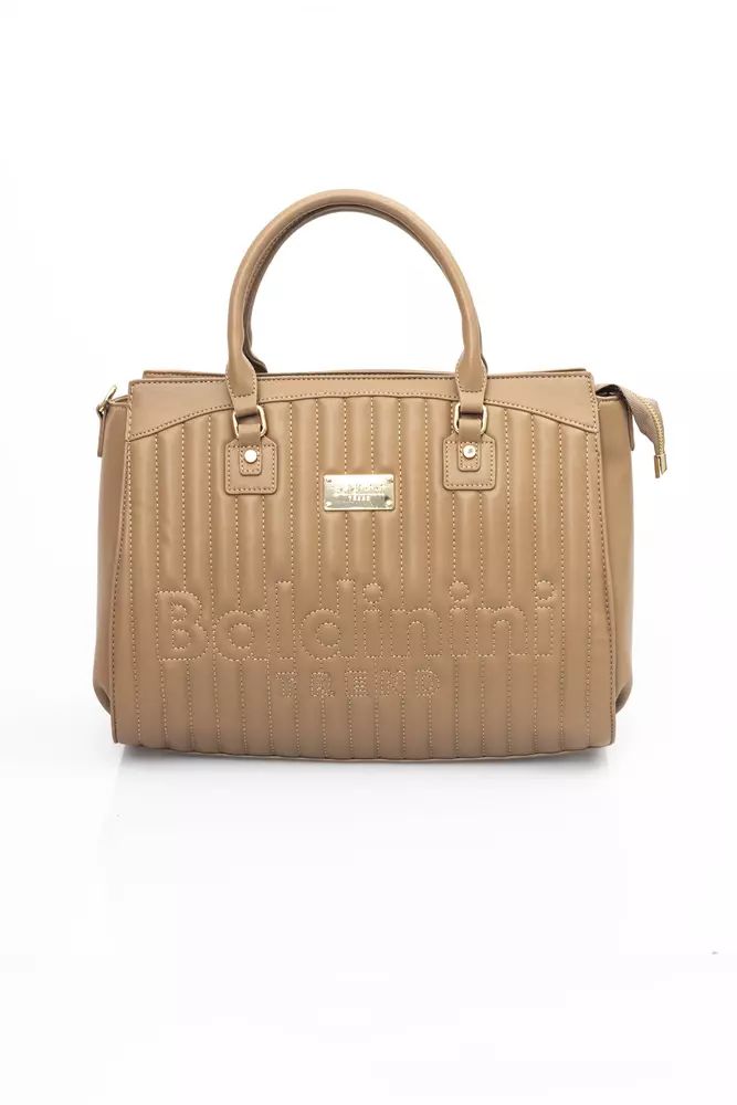 Baldinini Trend En Detail Shoulder Women's Bag In Brown