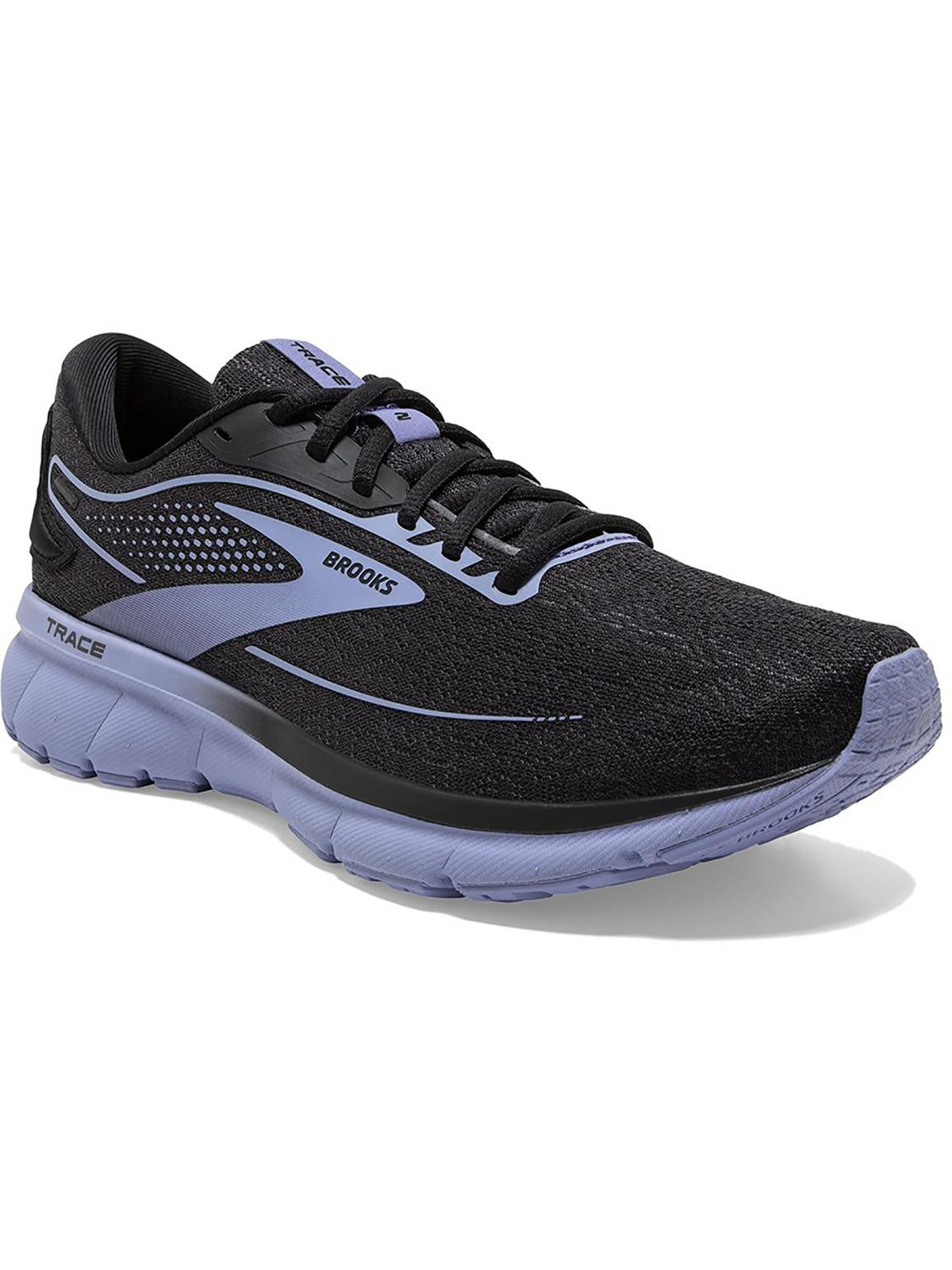 Shop Brooks Trace 2 Womens Performance Fitness Running Shoes In Purple