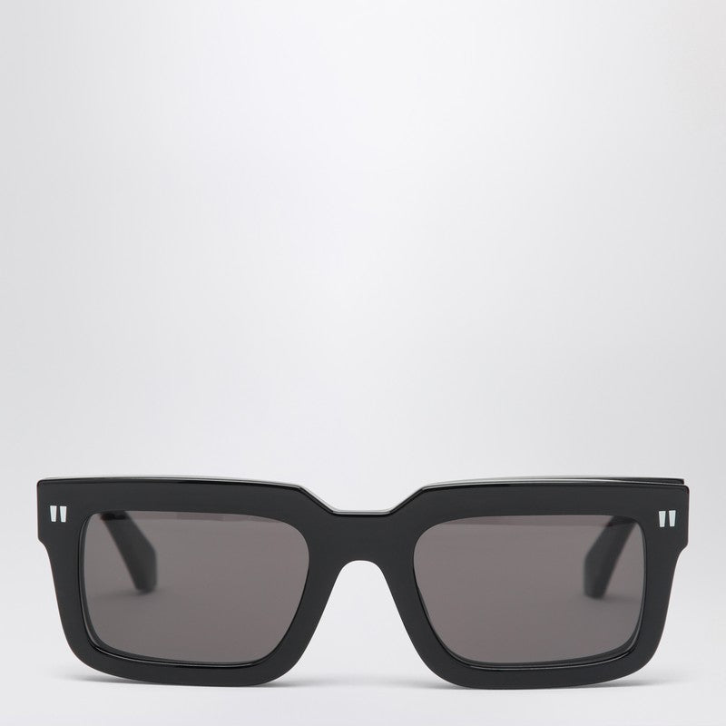 Off-white Clip-on Sunglasses 2 Black/green In Black