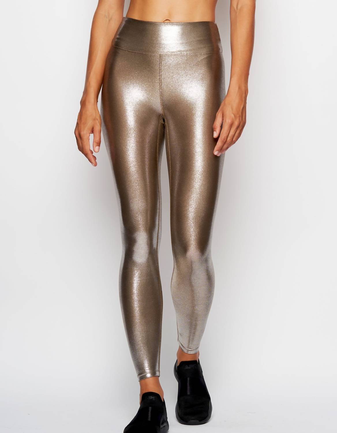 Shop Heroine Sport Marvel Legging In Quartz In Gold